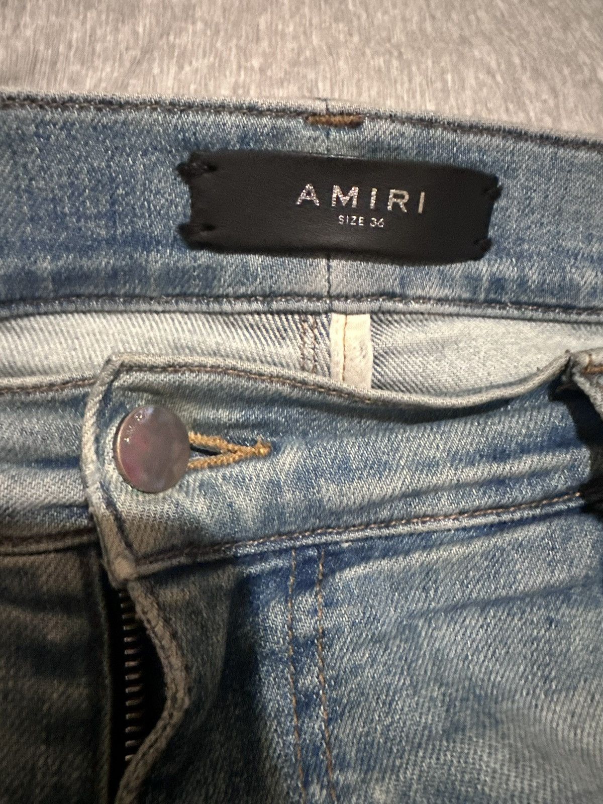 MARBLE MX1 JEAN Clay Indigo Straight-Fit Jeans Size 36