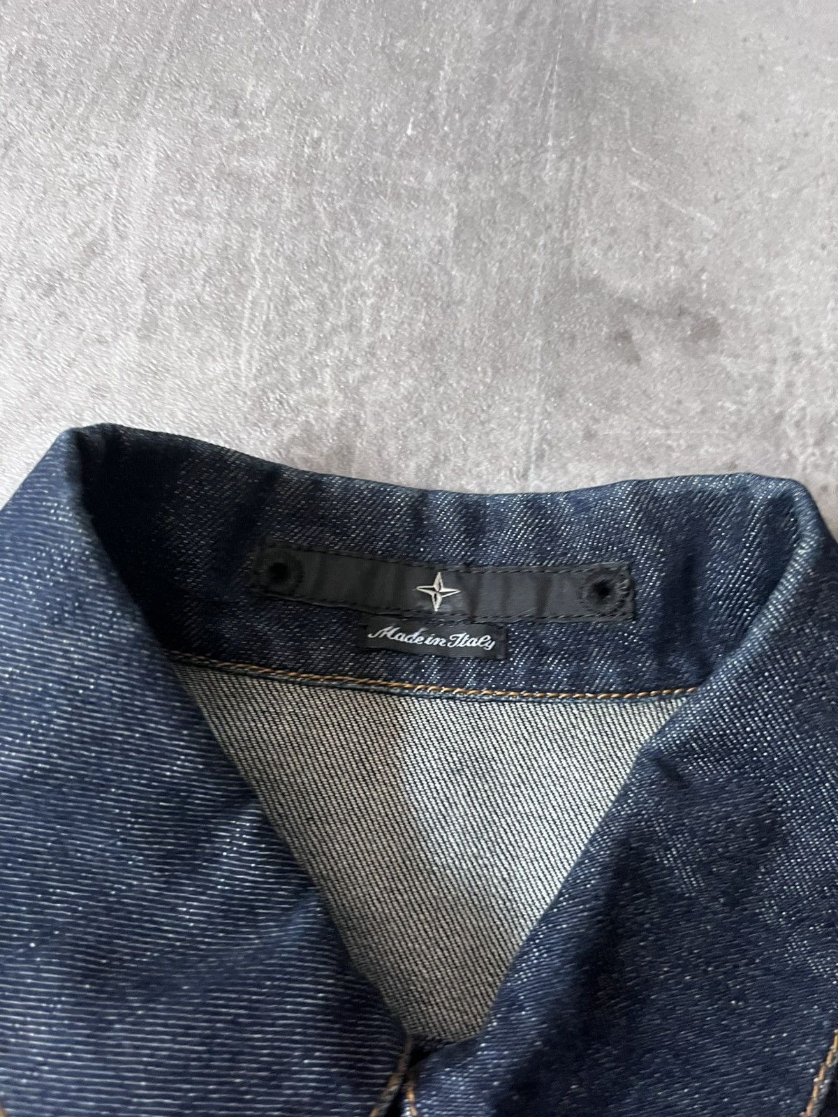 Vintage Stone Island denim jeans jacket rare