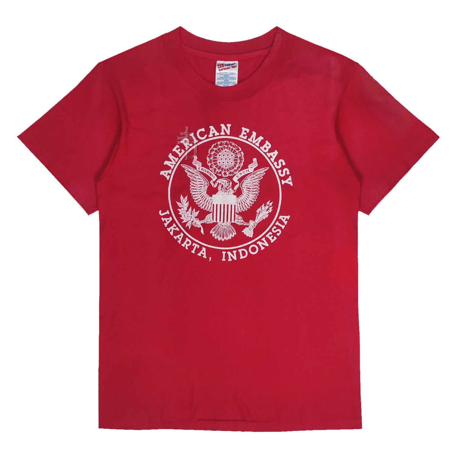 Vintage Vintage 90s American Embassy Jakarta Diplomatic Tee Single Size US M / EU 48-50 / 2 - 1 Thumbnail