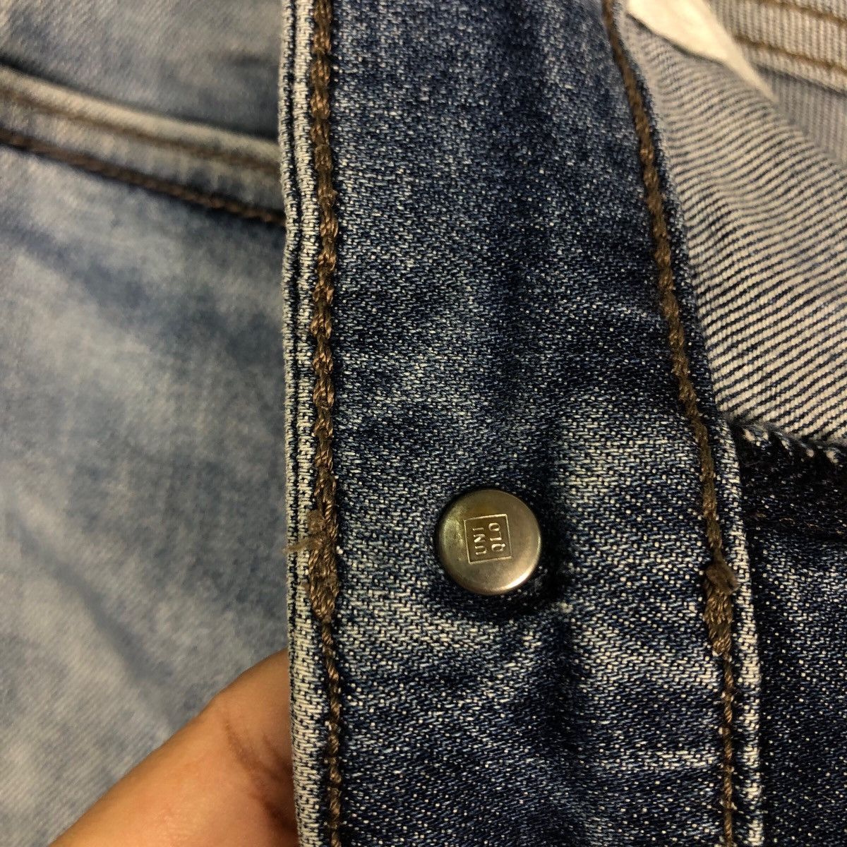Japanese Brand 🔥VINTAGE DENIM JEANS FLARE UNIQLO JAPAN ISSEY MIYAKE Size US 34 / EU 50 - 19 Thumbnail