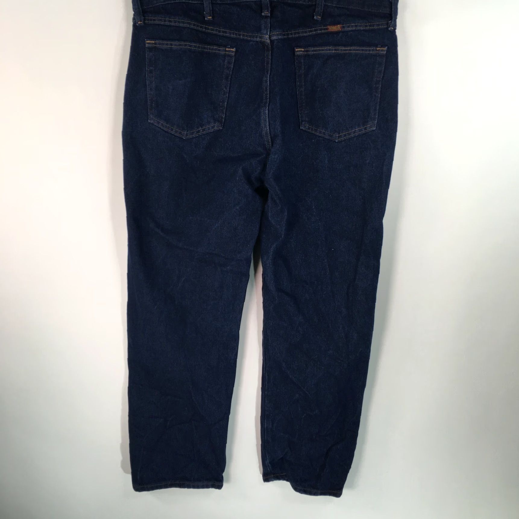 Denime Rustler Mens Heavyweight Regular Fit Straight Leg Blue Denim Jeans Size 40x30 Vintage Size US 40 / EU 56 - 2 Thumbnail
