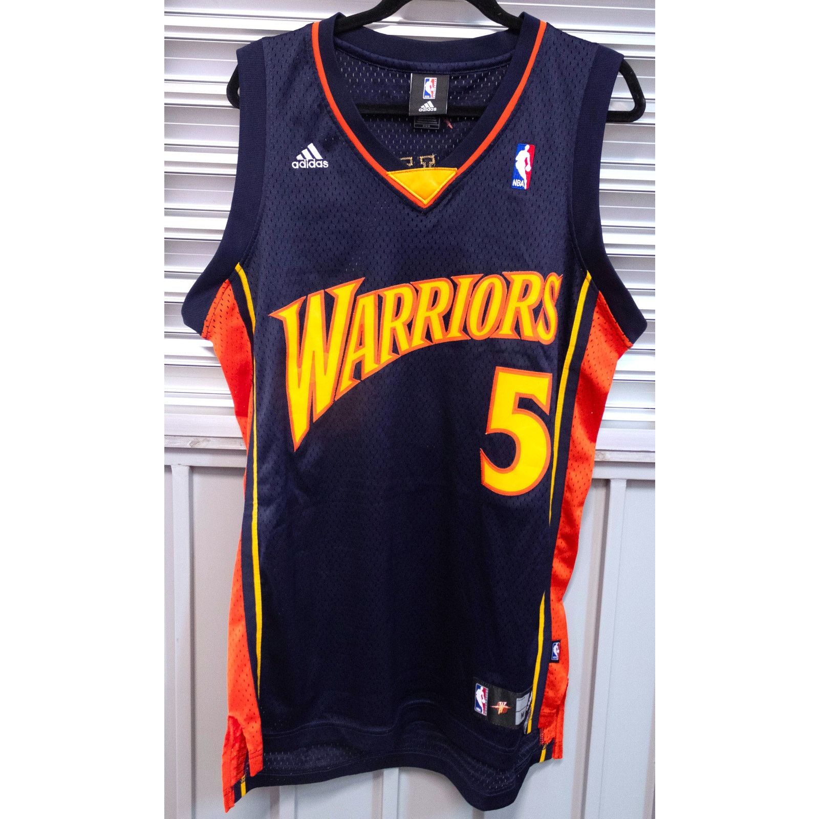 Adidas × NBA Baron DAVIS Golden GS Warriors 2000s Swingman jersey M navy Size US M / EU 48-50 / 2 - 3 Thumbnail