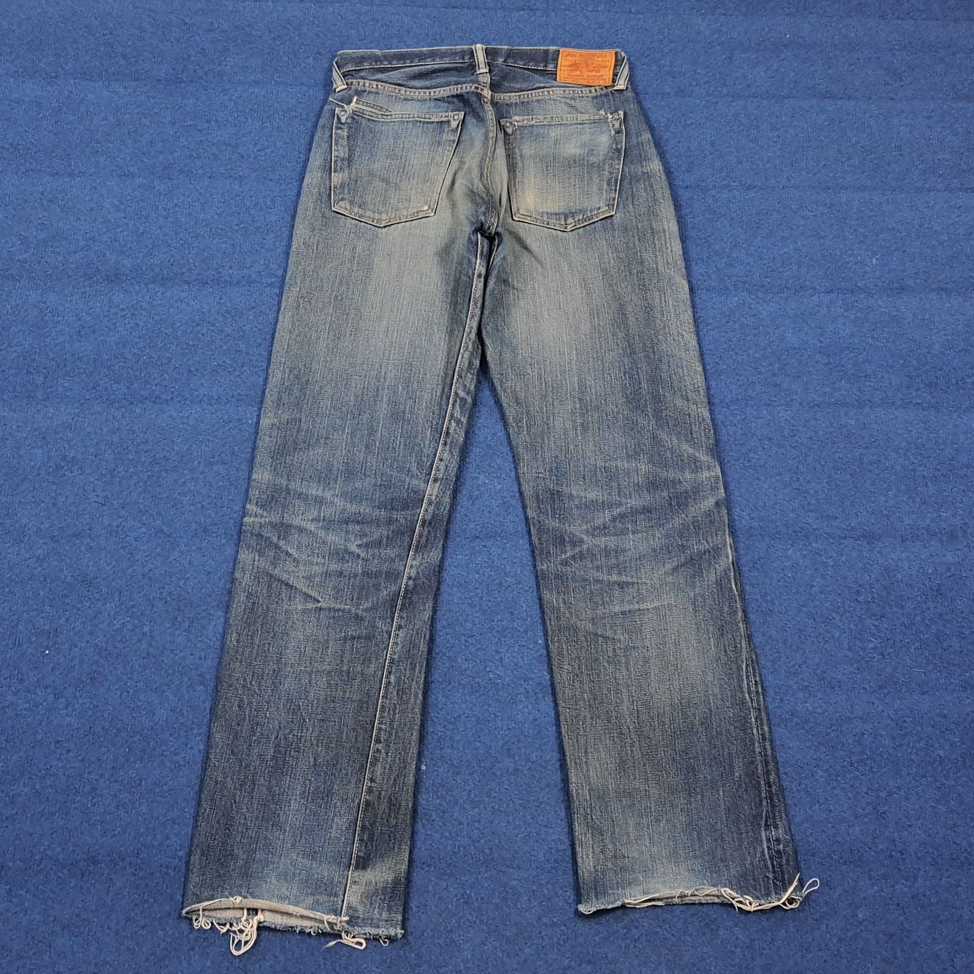 The Real McCoy's Vintage Joe McCoy Repro WW2 Selvedge Denim Jeans E1N37 Size US 29 - 3 Thumbnail