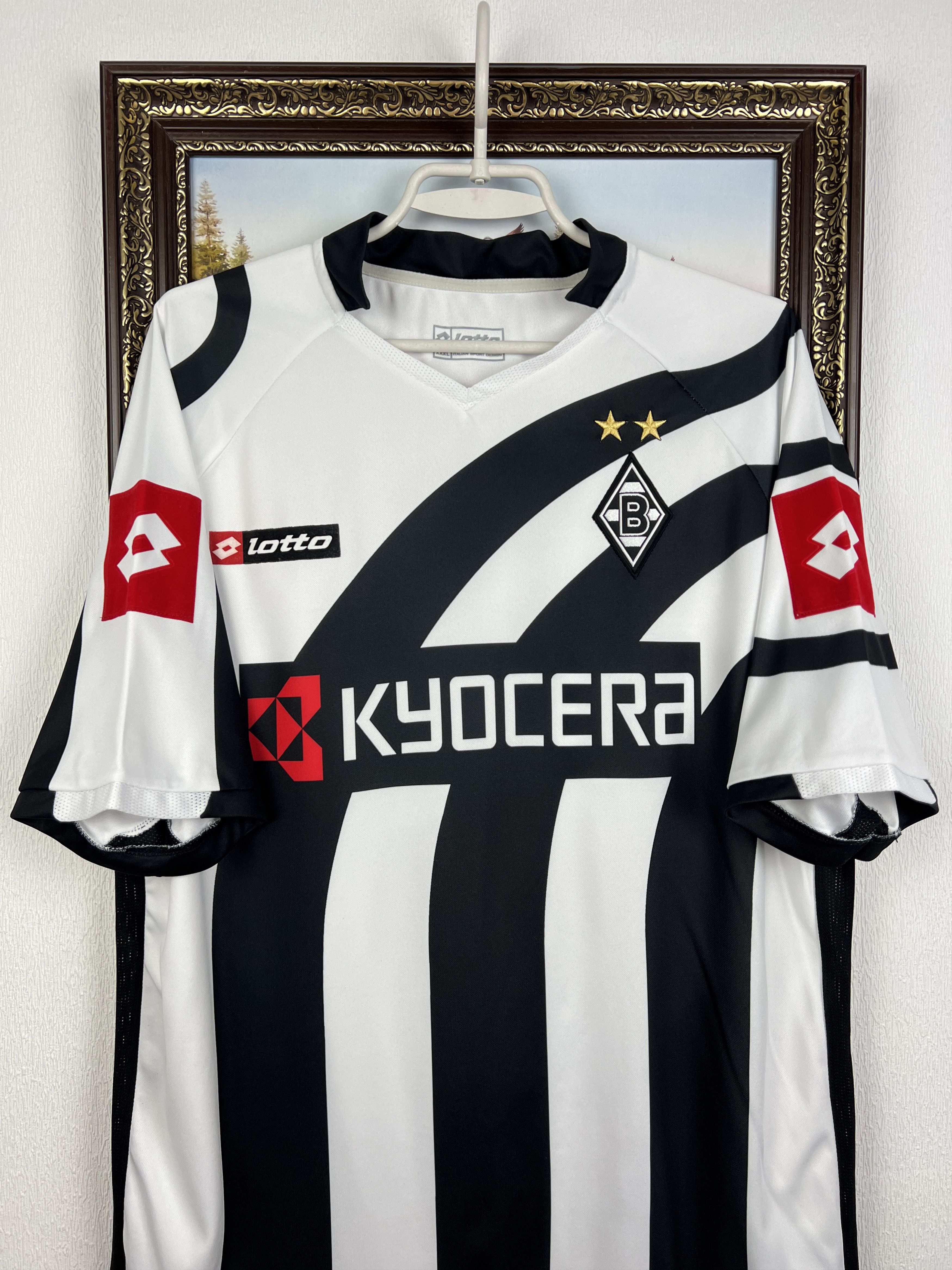 Lotto Sport Monchengladbach football shirt Soccer Jersey Trikot Sz 3XL Size US XXL / EU 58 / 5 - 2 Thumbnail