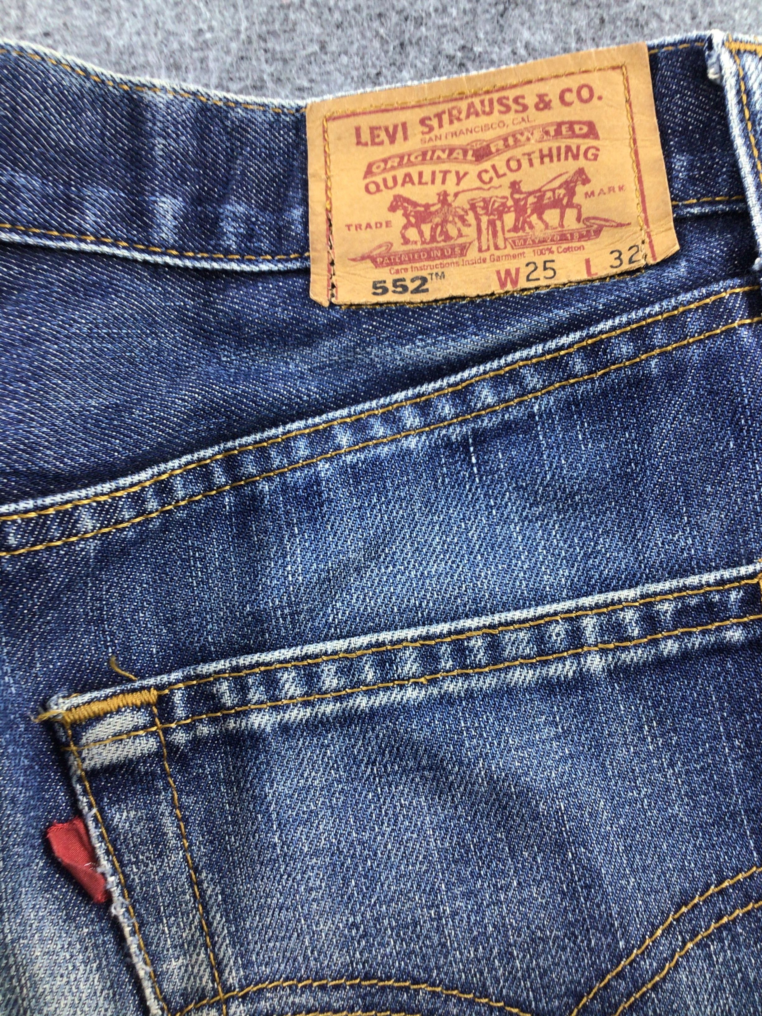 Levi's 90s Vintage Levis 552 Jeans-JM350 Size US 28 / EU 44 - 6 Thumbnail