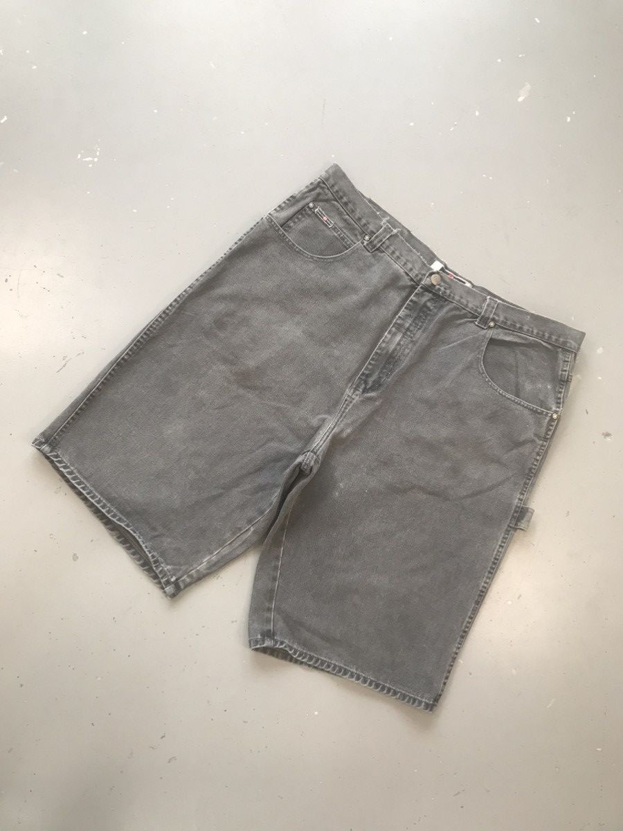 Southpole × Vintage Vintage faded Southpole logo embroidered skater denim jort Size US 42 / EU 58 - 3 Thumbnail