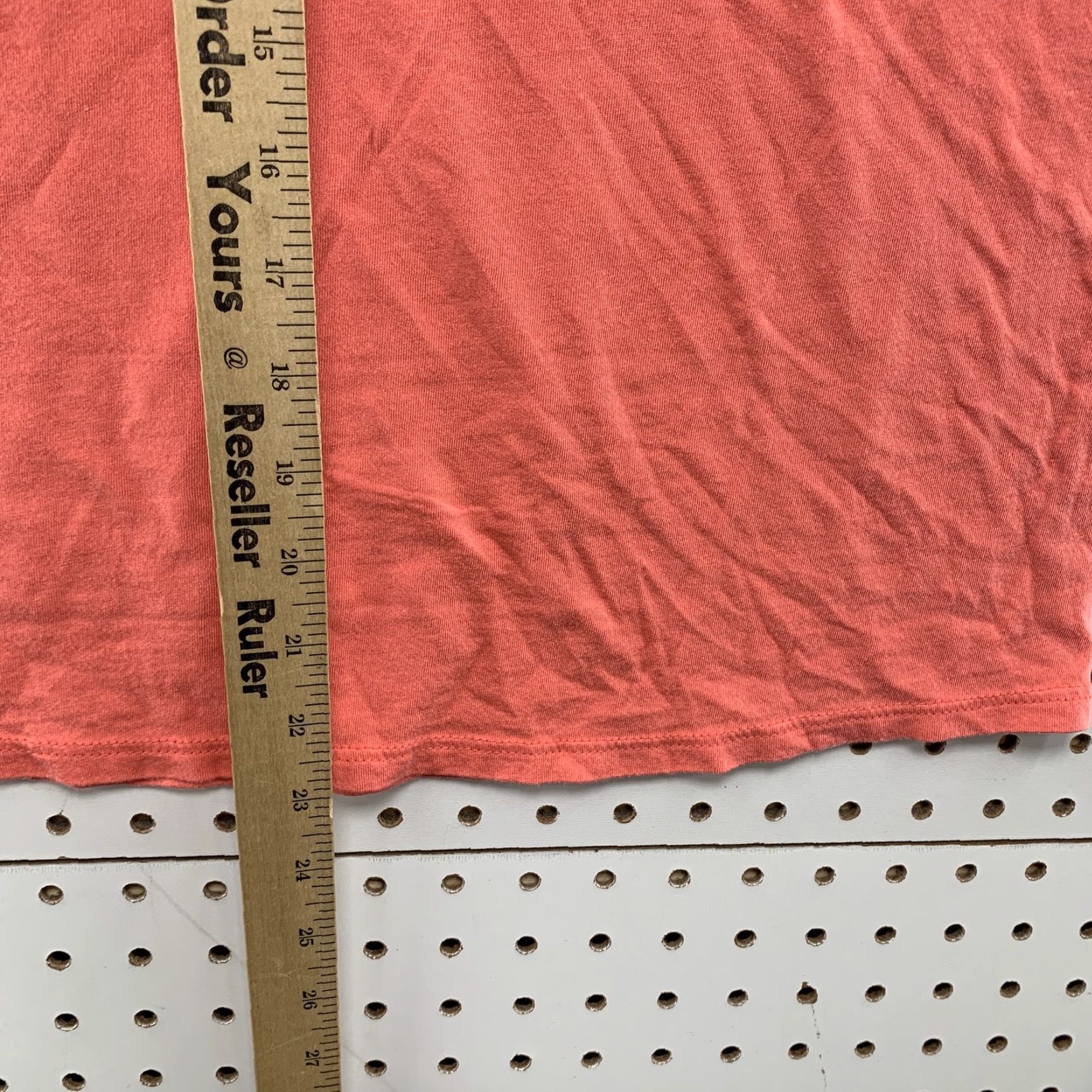 Harley Davidson Harley-Davidson Women's Coral T-Shirt Medium Made in USA Solid Crew Neck Casual Spring Summer Mens Size M / US 6-8 / IT 42-44 - 6 Thumbnail