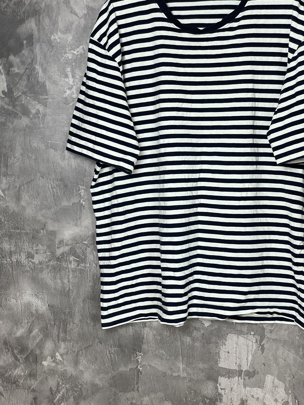Arket × Hypebeast Arket Streetwear Black/White Striped cotton T-shirt Size US XL / EU 56 / 4 - 5 Thumbnail