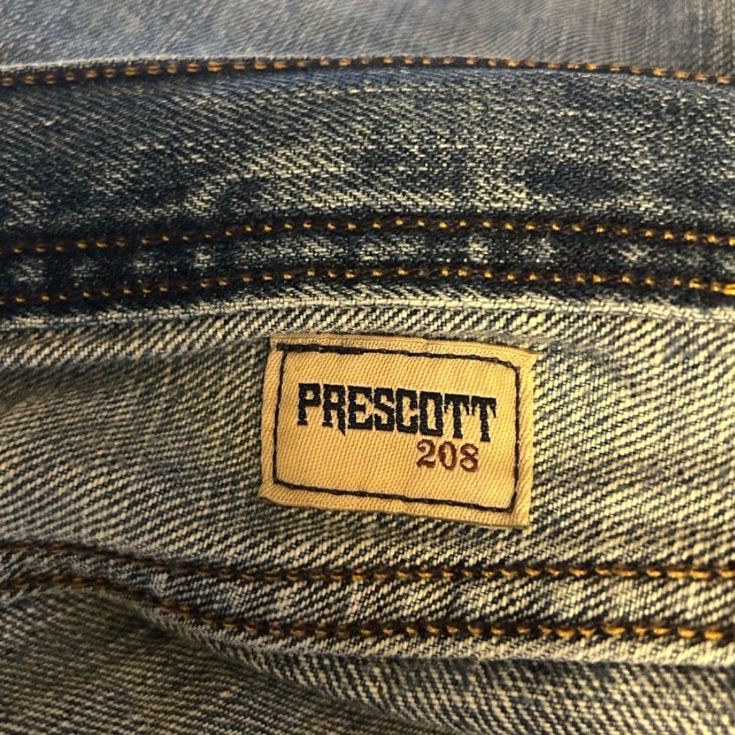 Ralph Lauren Ralph Lauren Mens Jeans Blue Denim Prescott 208 29x28 100% Cotton Distressed Straight Regular Jeans Mens Jeans Denim Blue 29x28 Size US 29 - 5 Thumbnail