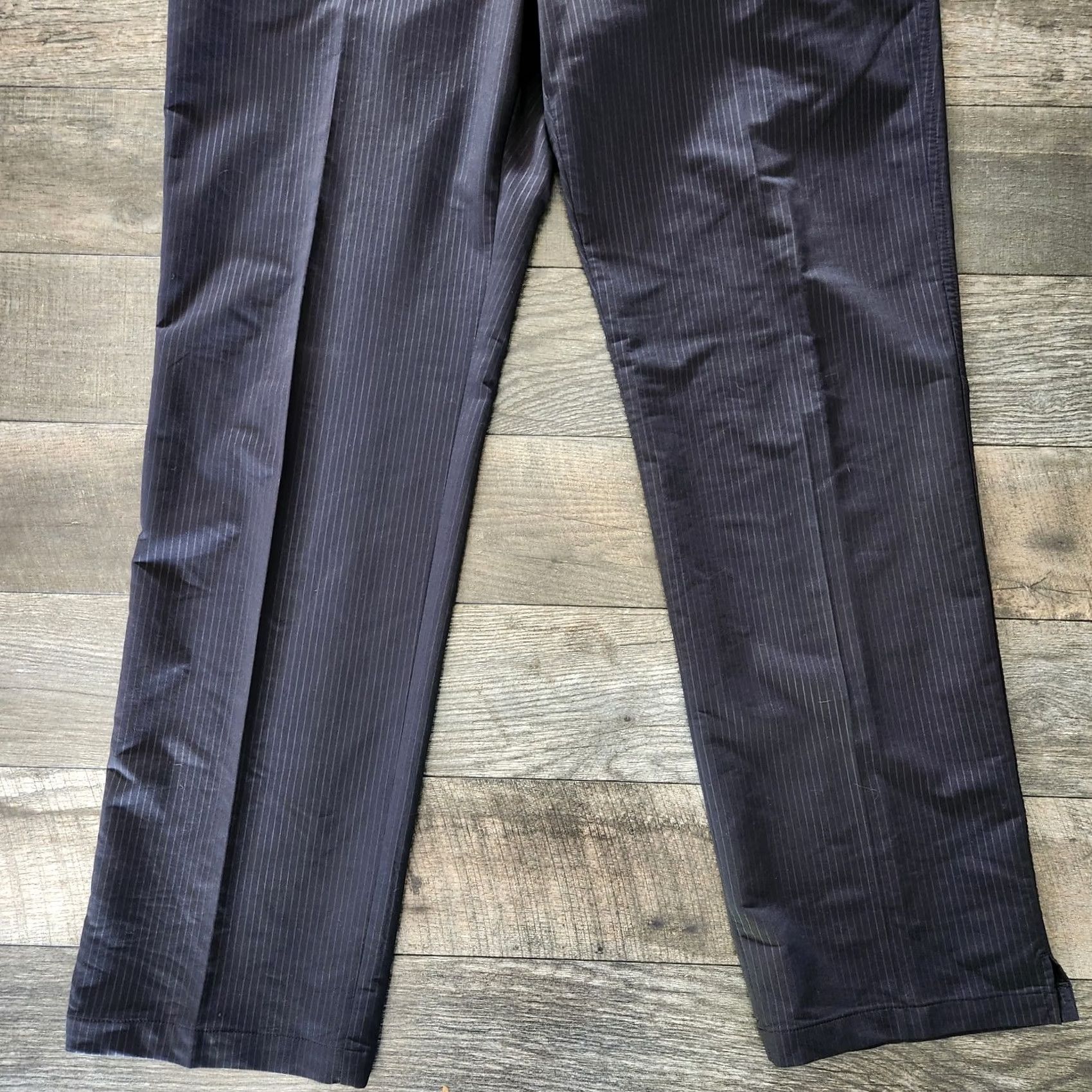 Under Armour Under Armour Bentgrass Tech Pants Mens 36x32 Black Pinstripe Stretch Golf Pants Regular Men Black Pinstripe Stretch Golf pants 36x32 Mens Size US 36 / EU 52 - 2 Thumbnail