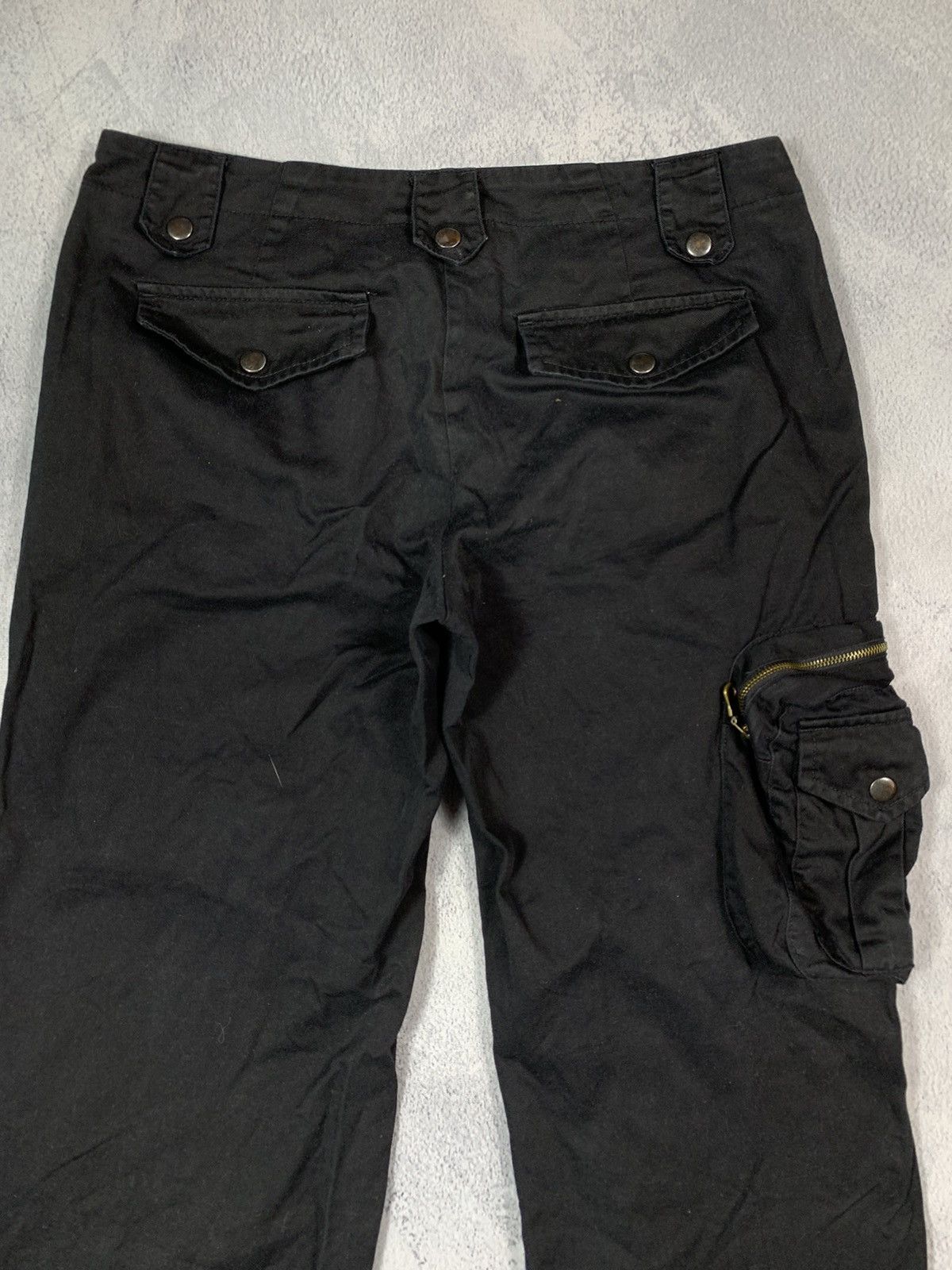 Japanese Brand Vintage Y2K Avant Garde style cargo zip pants bondage opium Size 30" / US 8 / IT 44 - 9 Thumbnail
