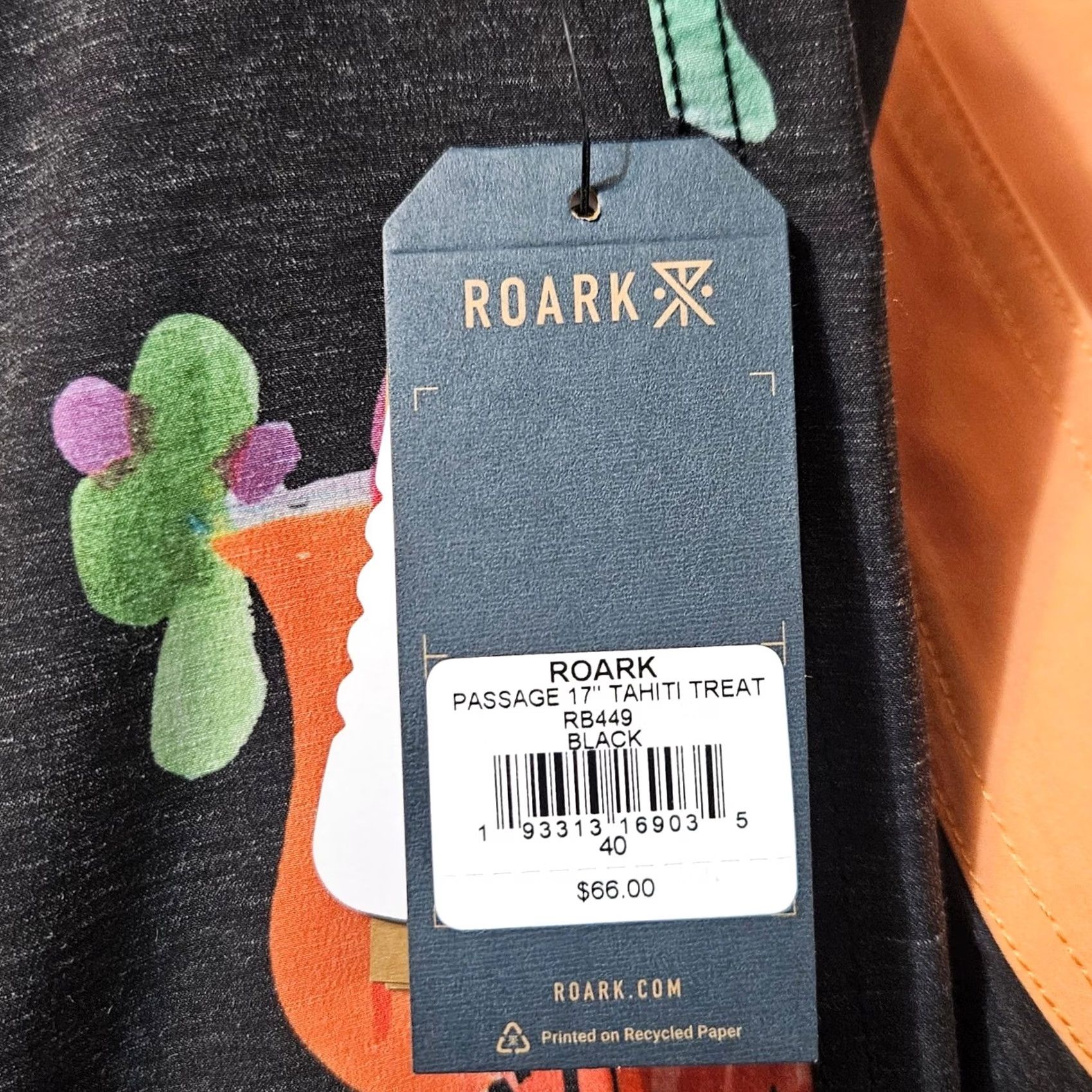 Roark Roark Board Shorts Bottom Men Size 40 NWT Tahiti Treat Black 7 Inseam 42 Waist 40 NWT Size US 40 / EU 56 - 4 Thumbnail