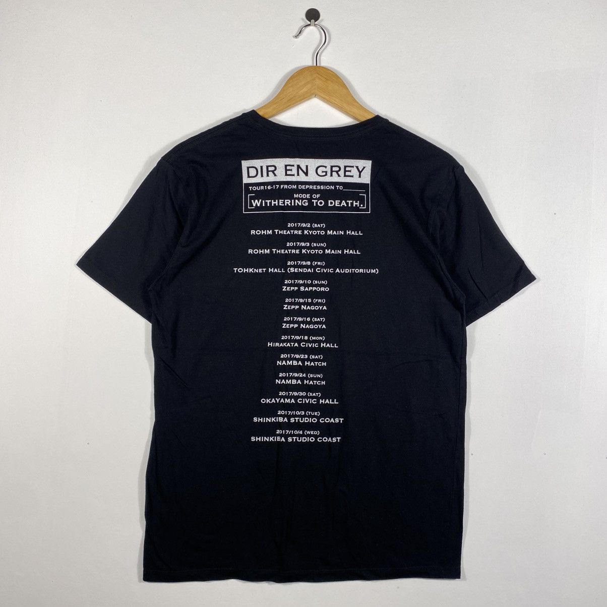 Band Tees Japanese Band DIR EN GREY Under The Sun Tour 16-17 Tee Shirt Size US L / EU 52-54 / 3 - 5 Thumbnail