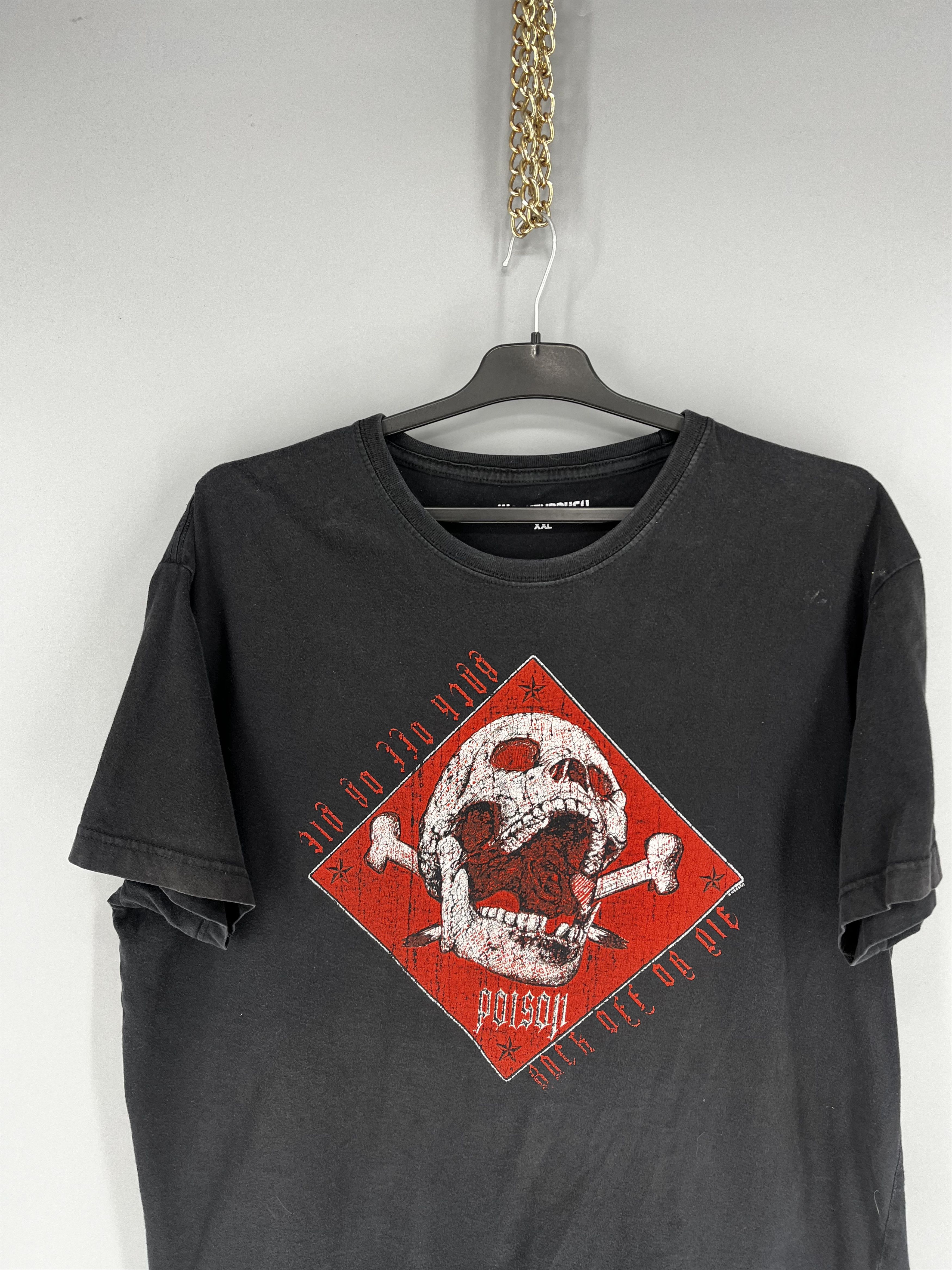 Band Tees Y2K Poison American Rock Band Reissue T Shirt Size XXL Size US XXL / EU 58 / 5 - 7 Thumbnail