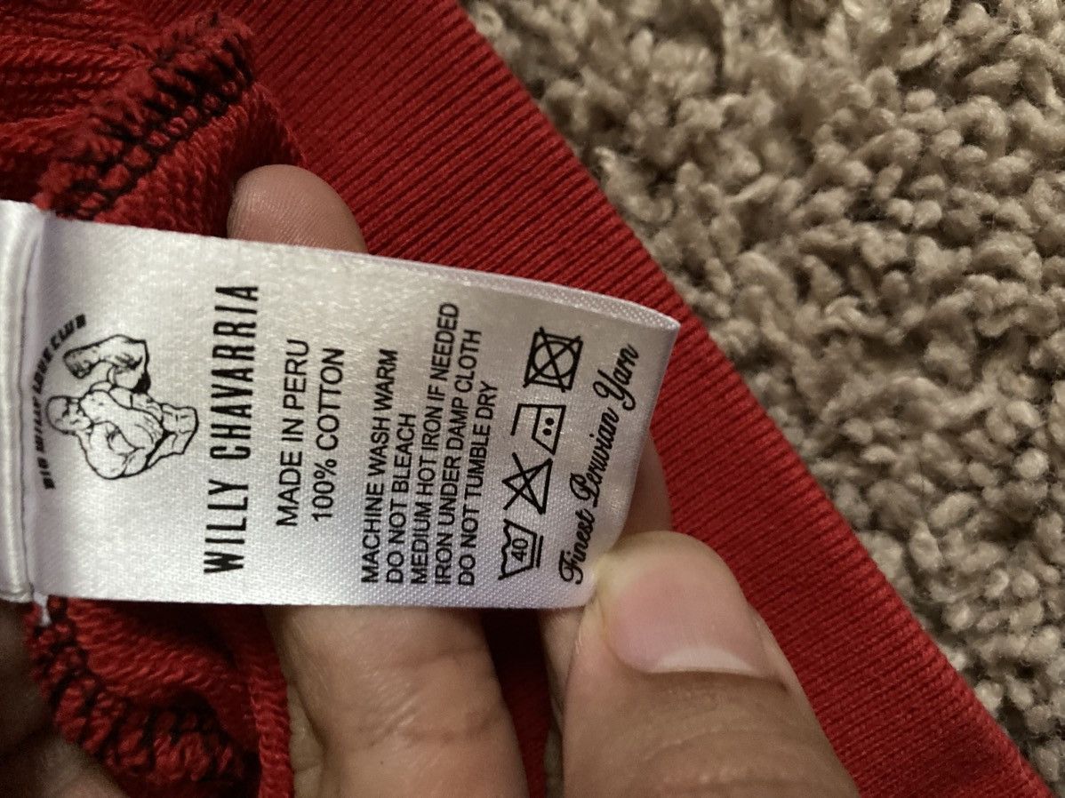 Willy Chavarria SS23 Willy Chavarria USA Reverse Logo Panel Sweatshirt 2023 Size US L / EU 52-54 / 3 - 6 Thumbnail