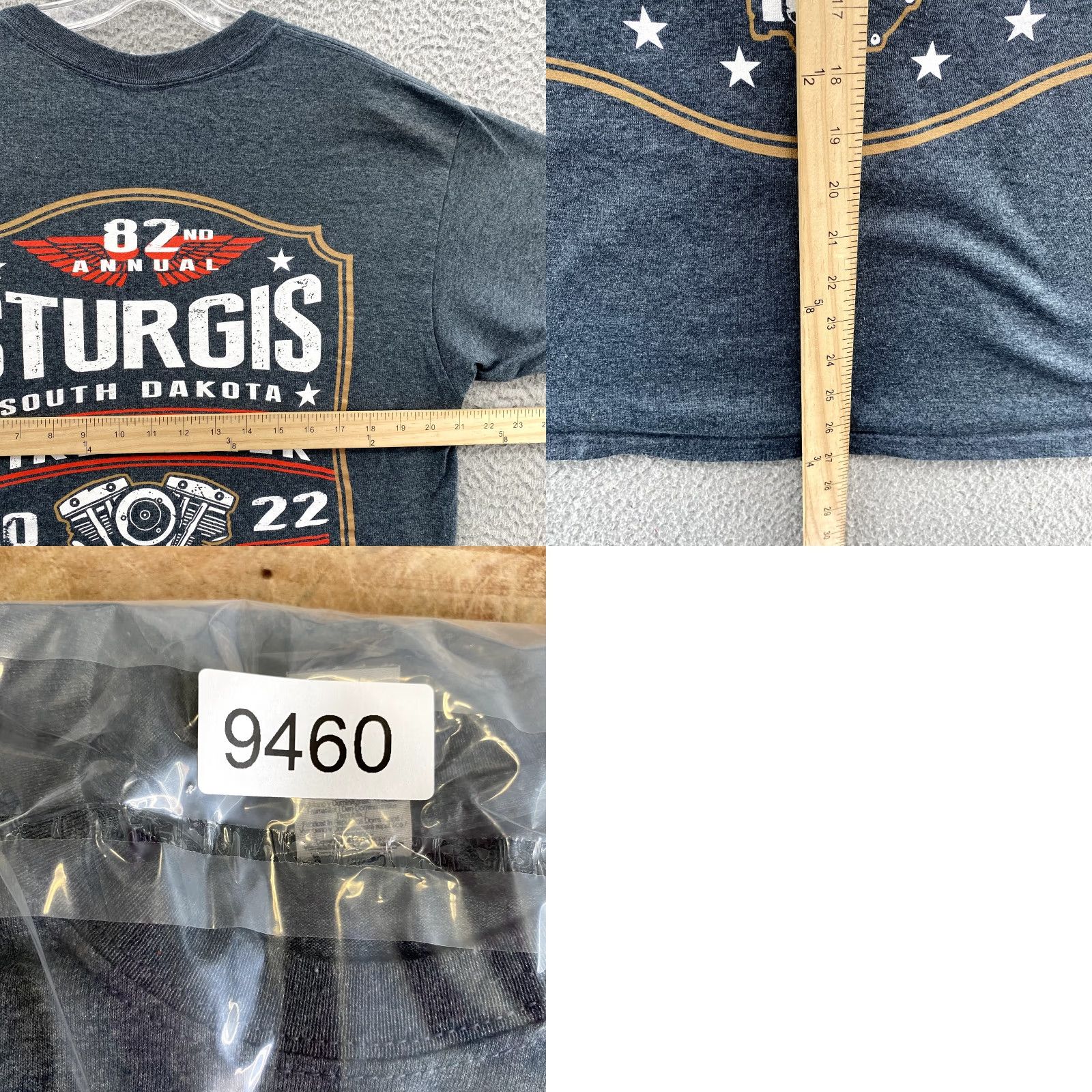Gildan Gildan Sturgis Bike Week T-Shirt Mens Large Gray Riding Biker Streetwear 2022 SD Size US L / EU 52-54 / 3 - 8 Thumbnail