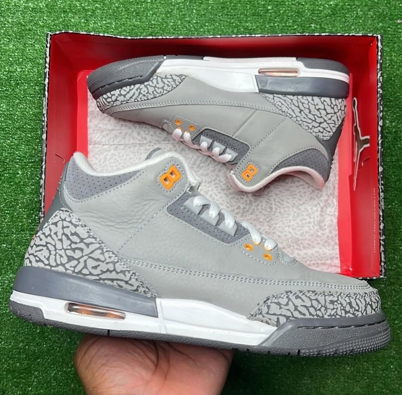 Jordan Brand Air Jordan 3 Retro GS ‘ Cool Grey ‘ 2021 Size US 6 / EU 39 - 3 Thumbnail