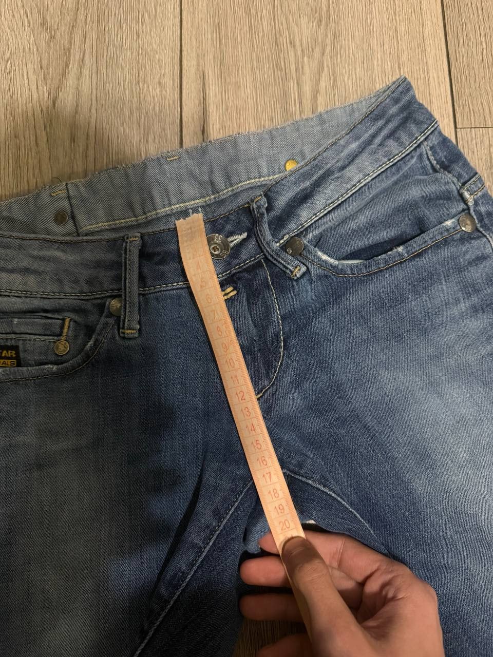 G-Star G-Star Raw Jeans Womens Low Rise Y2K Japanese style XS Blue Size 25" / US 0 / IT 36 - 10 Thumbnail