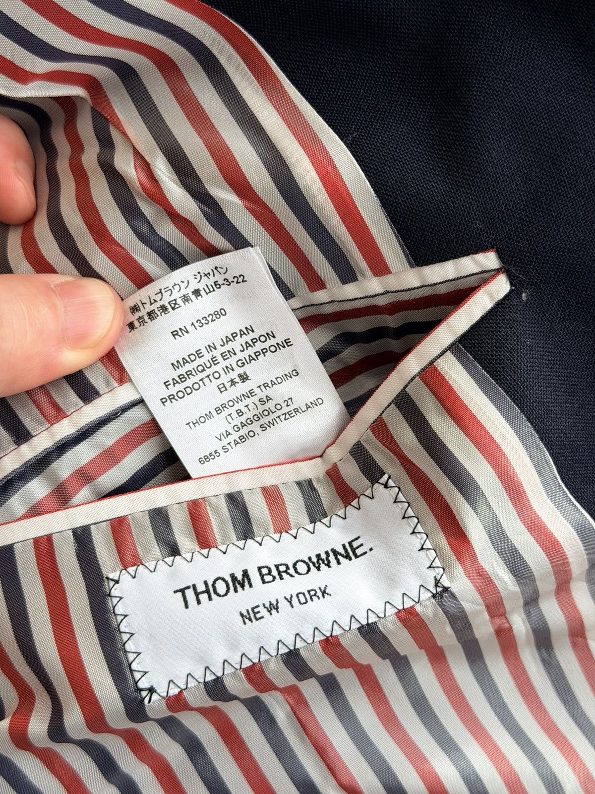 Thom Browne Thom Browne High Armhole Sport Coat Blazer Size 38R - 7 Thumbnail
