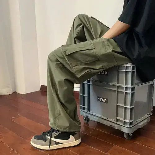 Other Big Pockets Casual Cargo Pants Men's Vintage Hip-hop Pants Size US 29 - 3 Thumbnail