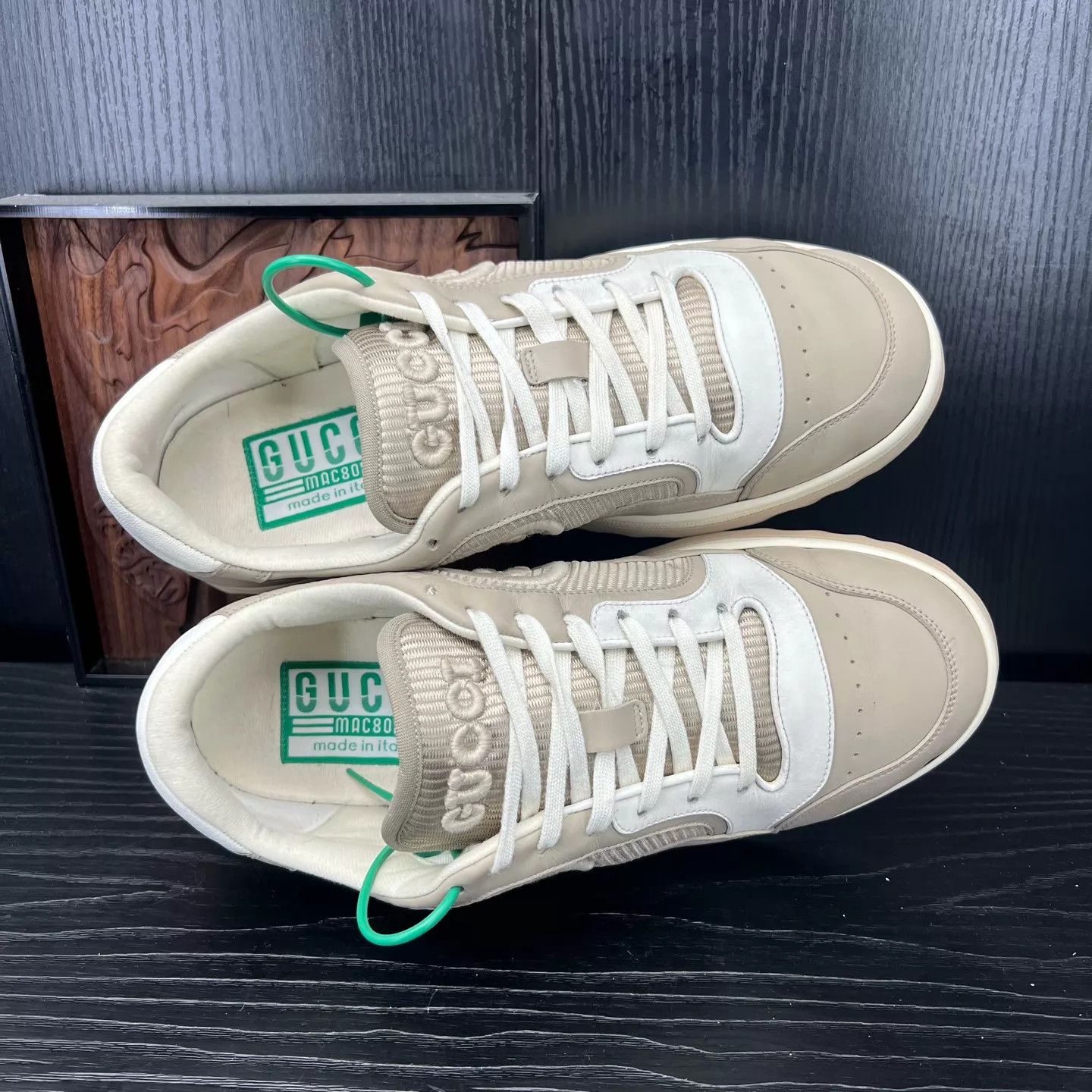 Gucci Gucci mac80 Beige 42 (Uk8) Size US 9 / EU 42 - 7 Thumbnail