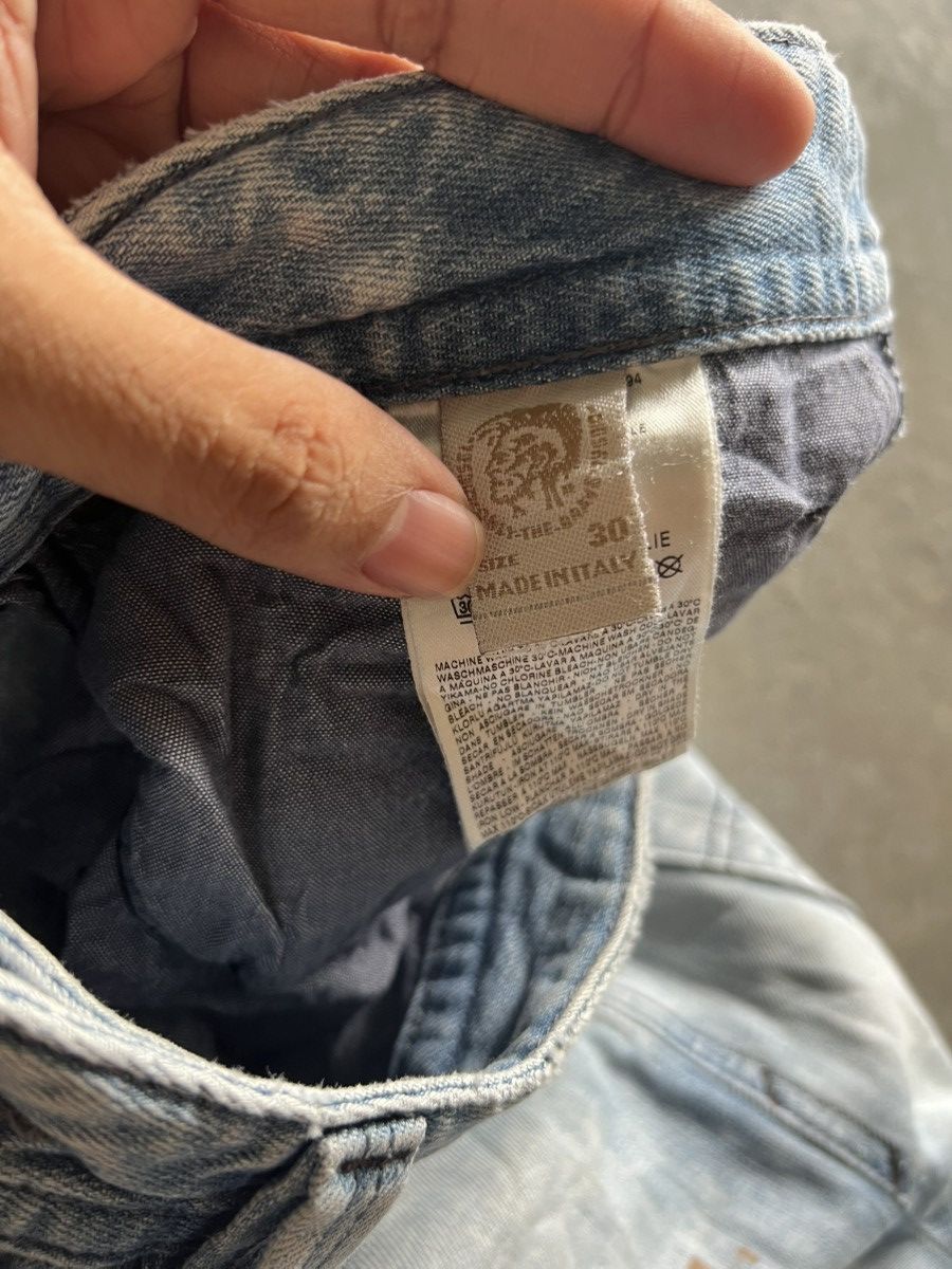 Diesel distressed diesel industry denim splatter bleach sick washed Size US 33 - 6 Thumbnail