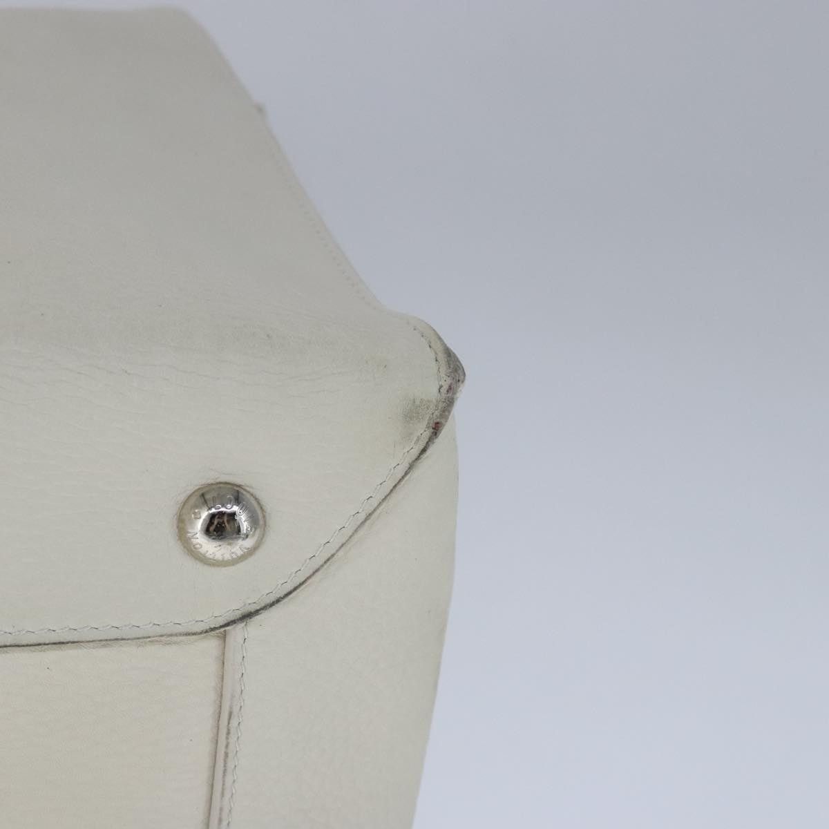 Louis Vuitton LOUIS VUITTON Naxos Cabas Hand Bag Leather White M95887 Size ONE SIZE - 14 Thumbnail