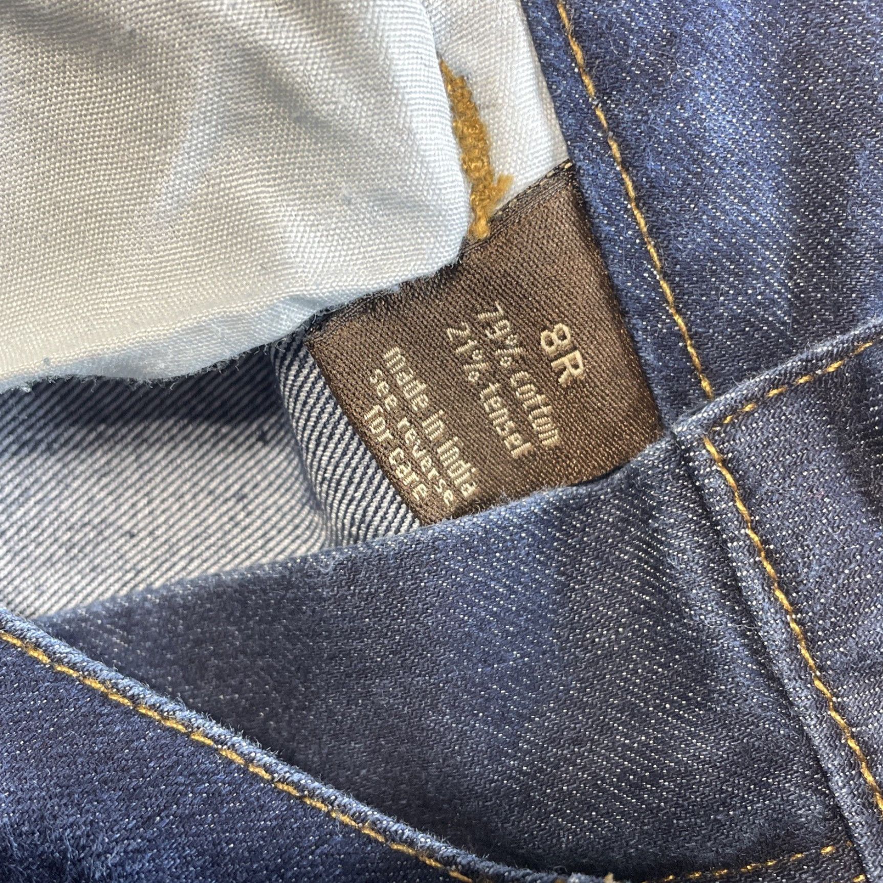 Vintage The Limited Skinny Jeans Womens Blue Denim Size 8R Regular Stretch Size 30" / US 8 / IT 44 - 2 Thumbnail