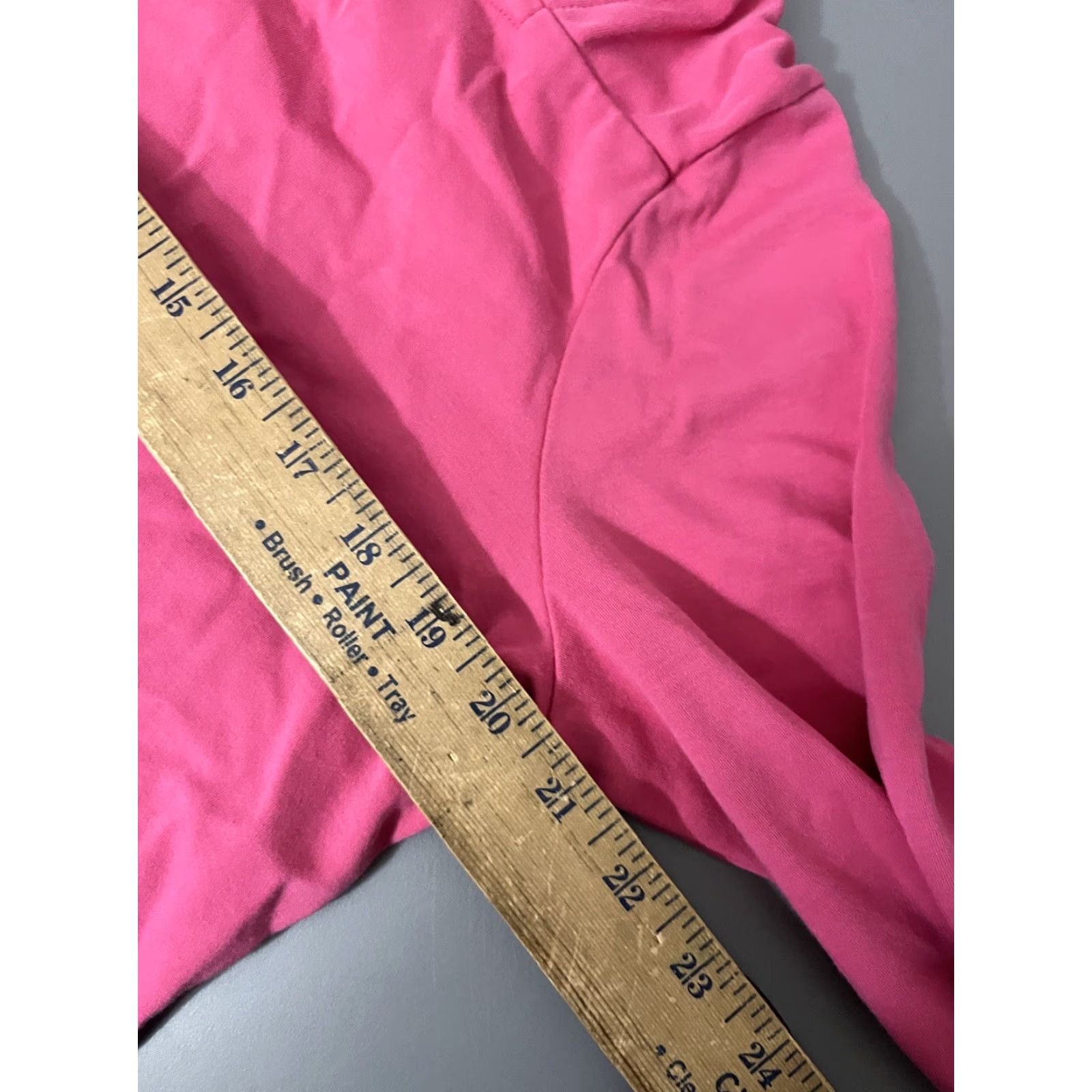 Vintage VINTAGE L.L. Bean Women's Pink Cotton Blouse Shirt Size Petite Medium Square Neck Long Sleeve Casual Size L / US 10 / IT 46 - 5 Thumbnail