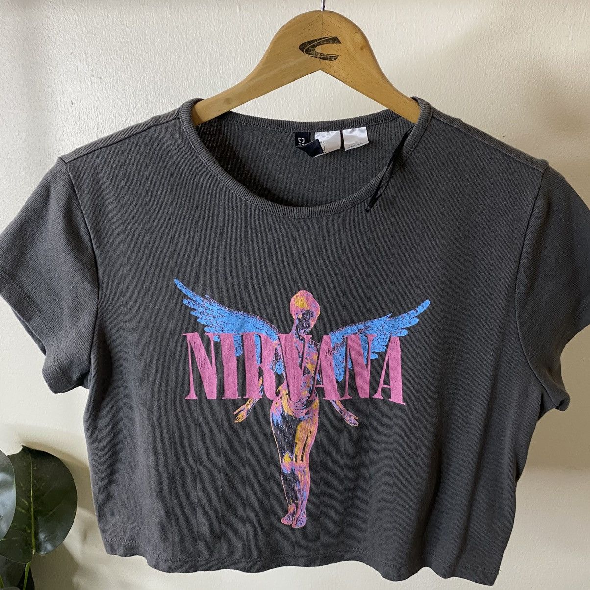 Nirvana H&M x Nirvana In Utero Cropped Women T Shirt Size M / US 6-8 / IT 42-44 - 2 Thumbnail