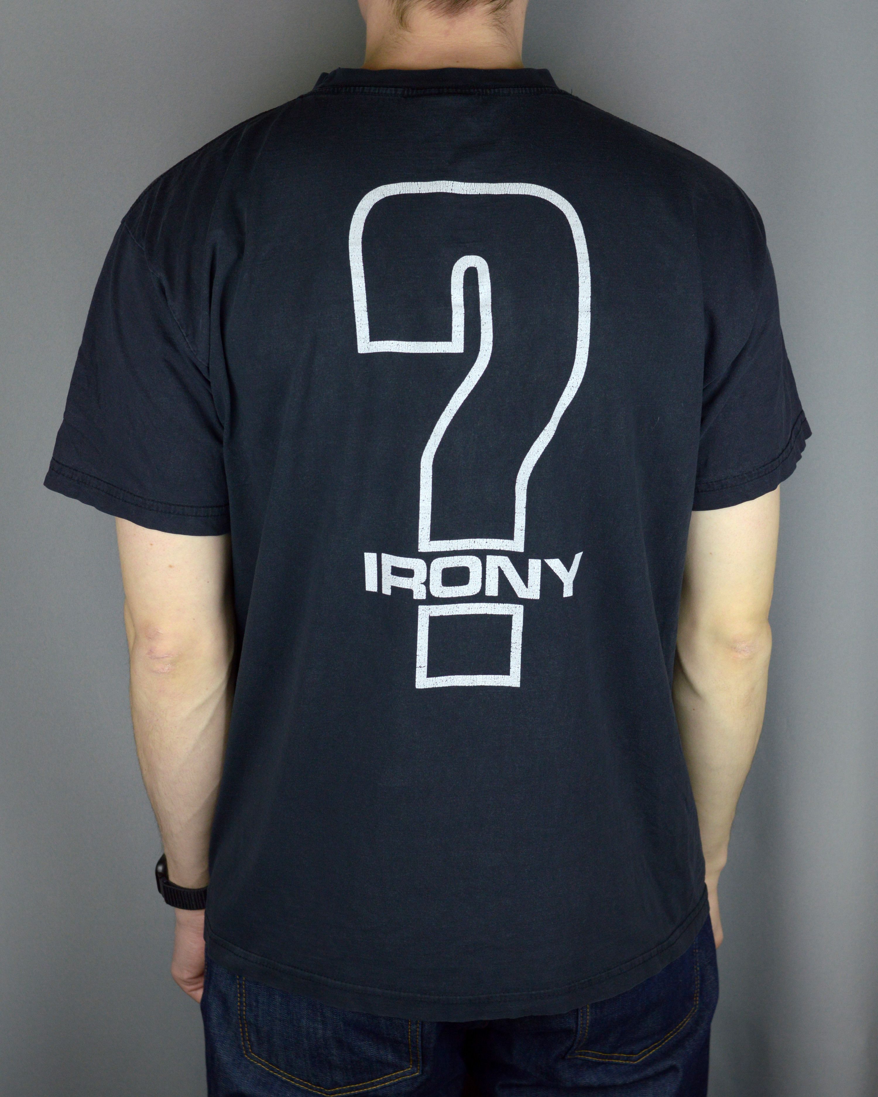 Vintage Vintage Therapy Irony 90s t shirt Size US XL / EU 56 / 4 - 2 Thumbnail
