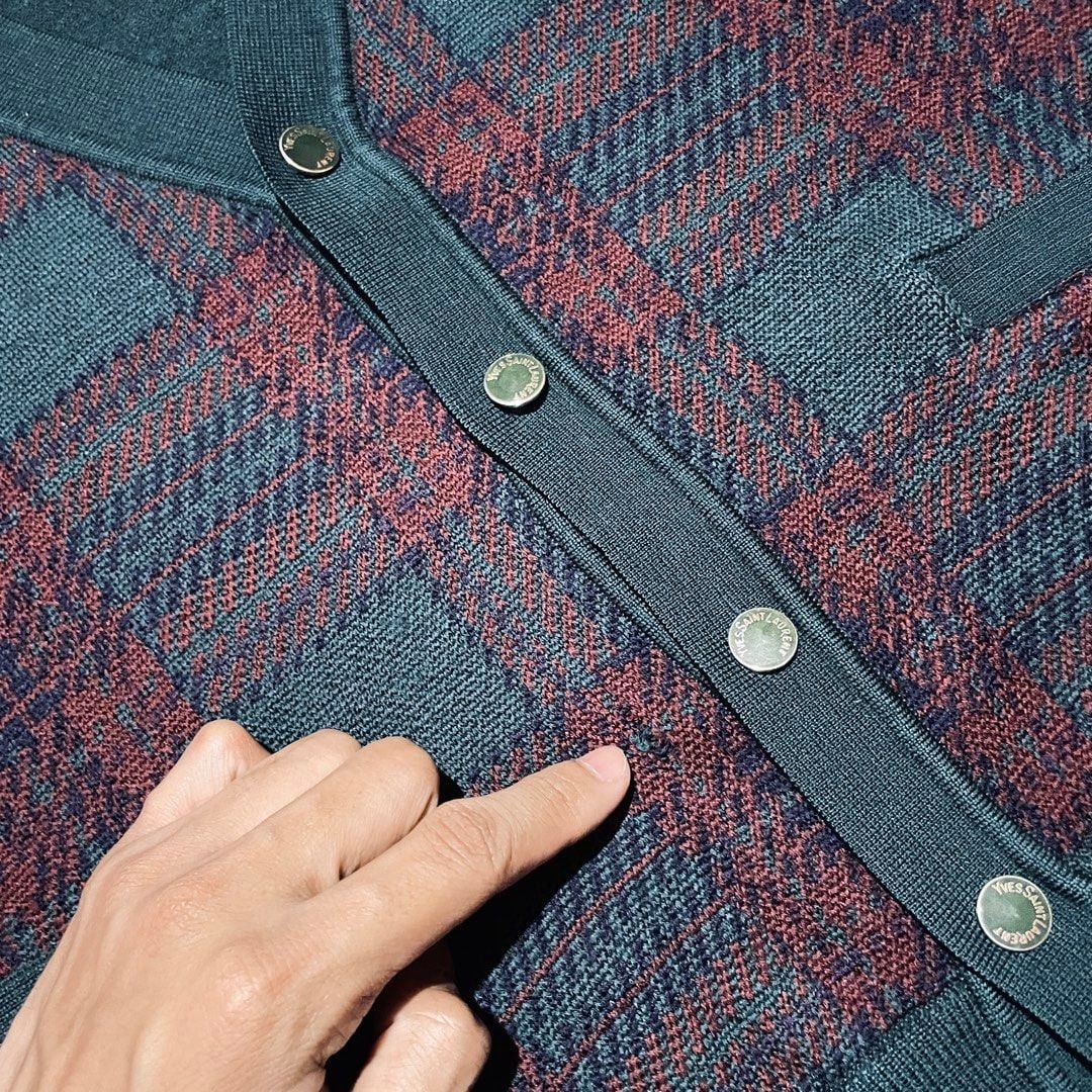 Yves Saint Laurent Vintage Yves Saint Laurent YSL Cardigan Size US M / EU 48-50 / 2 - 2 Thumbnail