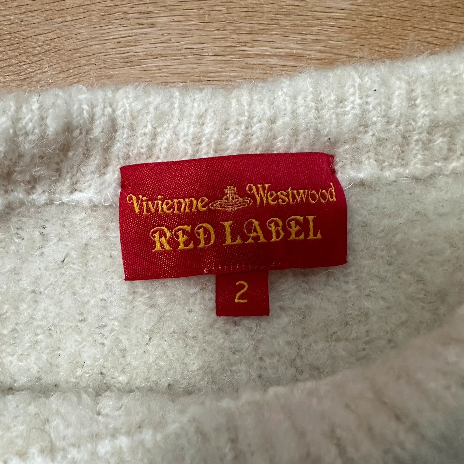 Vivienne Westwood Vivienne Westwood Red Label Sweater Knit Wool Cream Grey Size M / US 6-8 / IT 42-44 - 4 Thumbnail