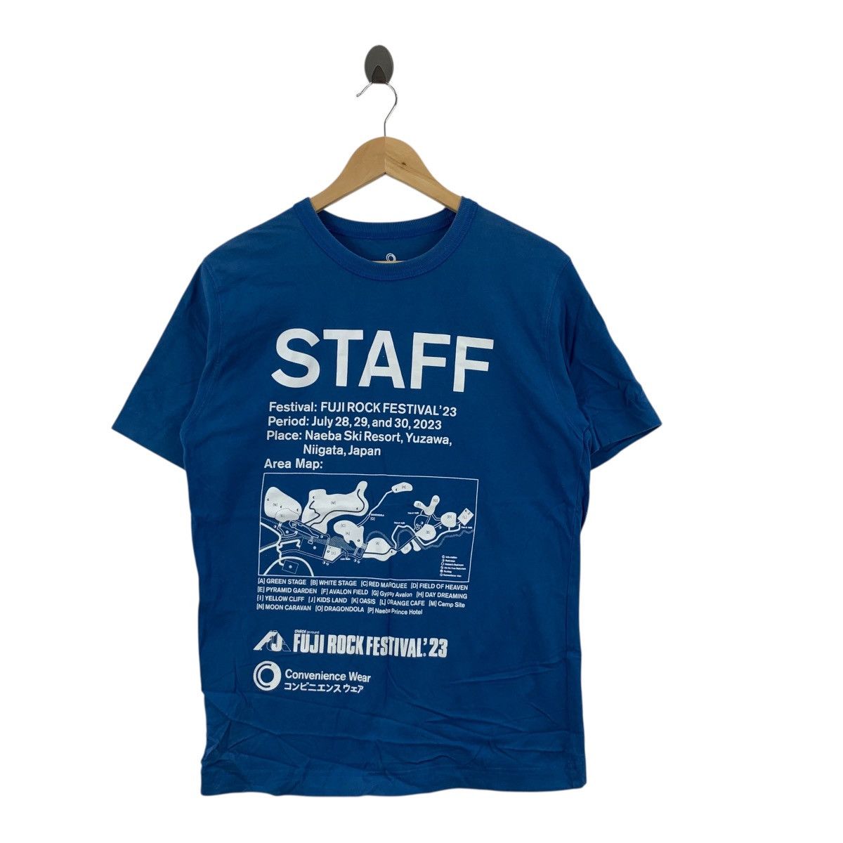 Vintage FUJI ROCK FESTIVAL x Hiroshi Fujiwara The Conveni Tee Shirt Size US XL / EU 56 / 4 - 4 Thumbnail