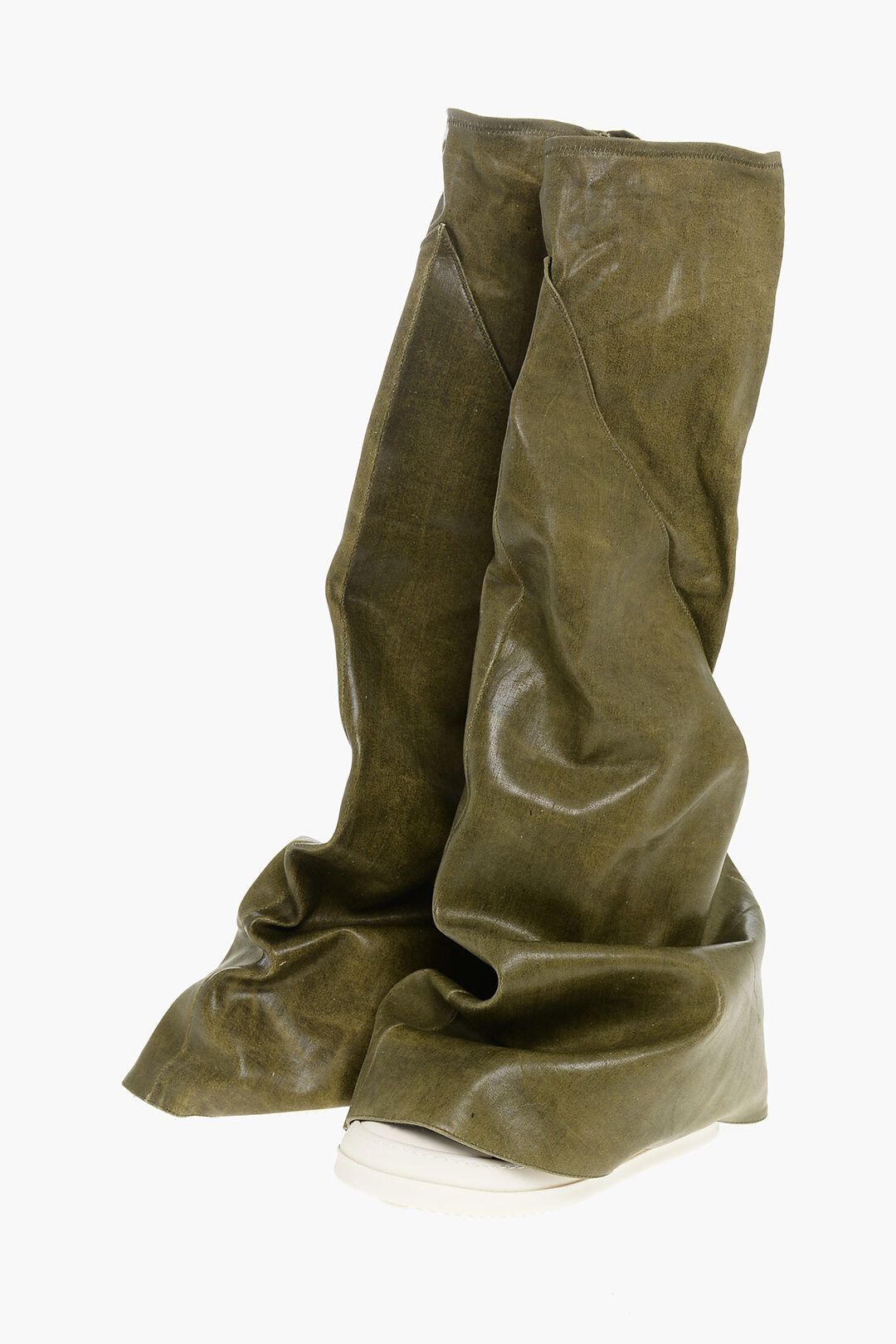 Rick Owens og1mm1025 Over-The-Knee Boots in Green Size US 9 / EU 42 - 2 Thumbnail