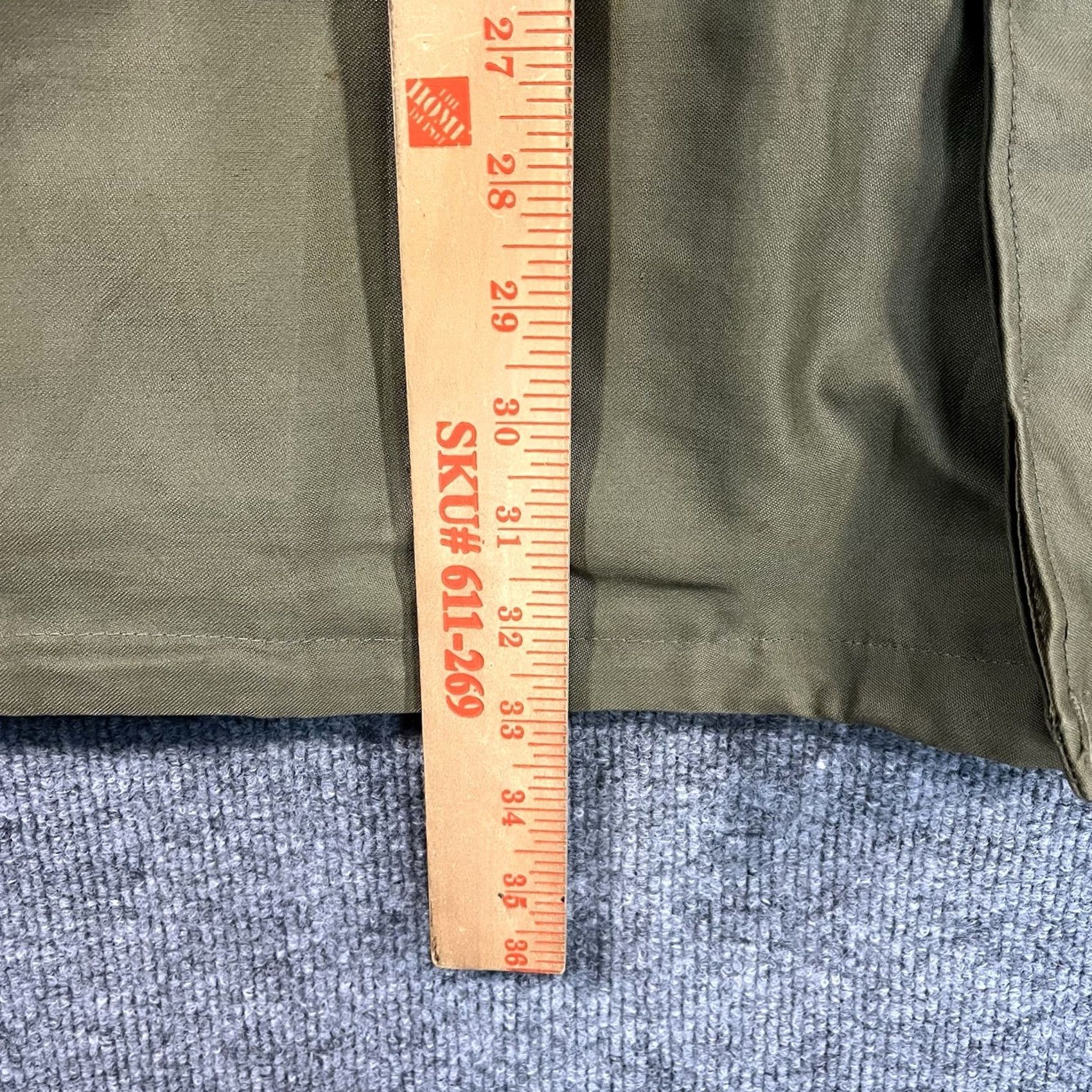 Vintage VINTAGE M-1943 WW2 US Army M-1943 Field Jacket Coat 38L Green Cotton Canvas Military Jacket Mens USGI Size US XXS / EU 40 - 3 Thumbnail