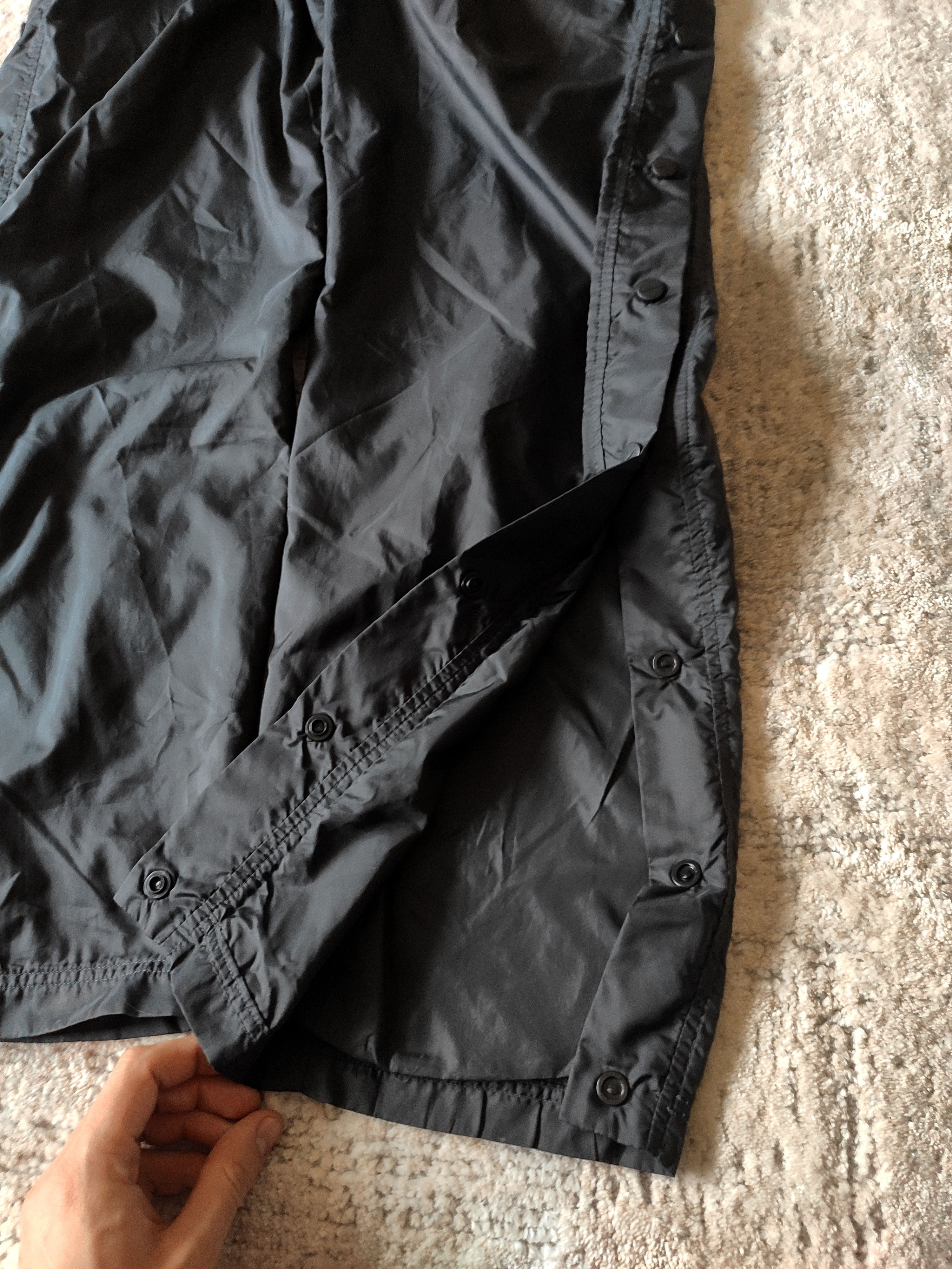 Nike × Vintage Nike vintage trackpants sweatpants 90s black button swoosh M Size US 32 / EU 48 - 3 Thumbnail