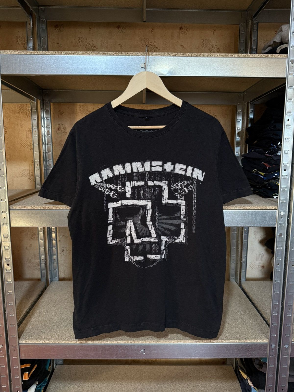 Band Tees × Vintage Vintage 2000’s Rammstein T-Shirt Rare Retro Hype Y2K Size US L / EU 52-54 / 3 - 1 Thumbnail