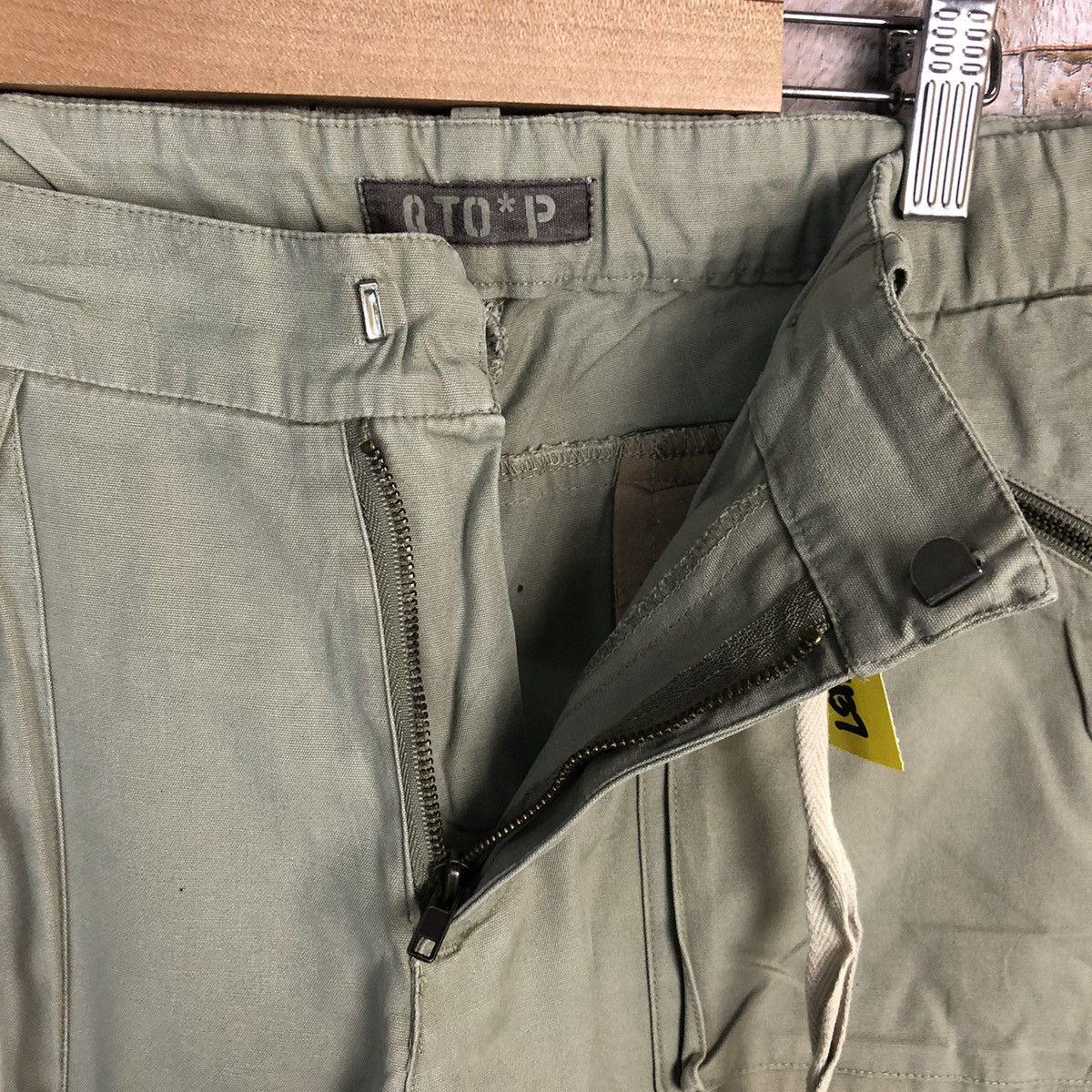 Japanese Brand Q Top Green utility streetwear Cargo Multipocket Pants #A437 Size US 30 / EU 46 - 15 Thumbnail