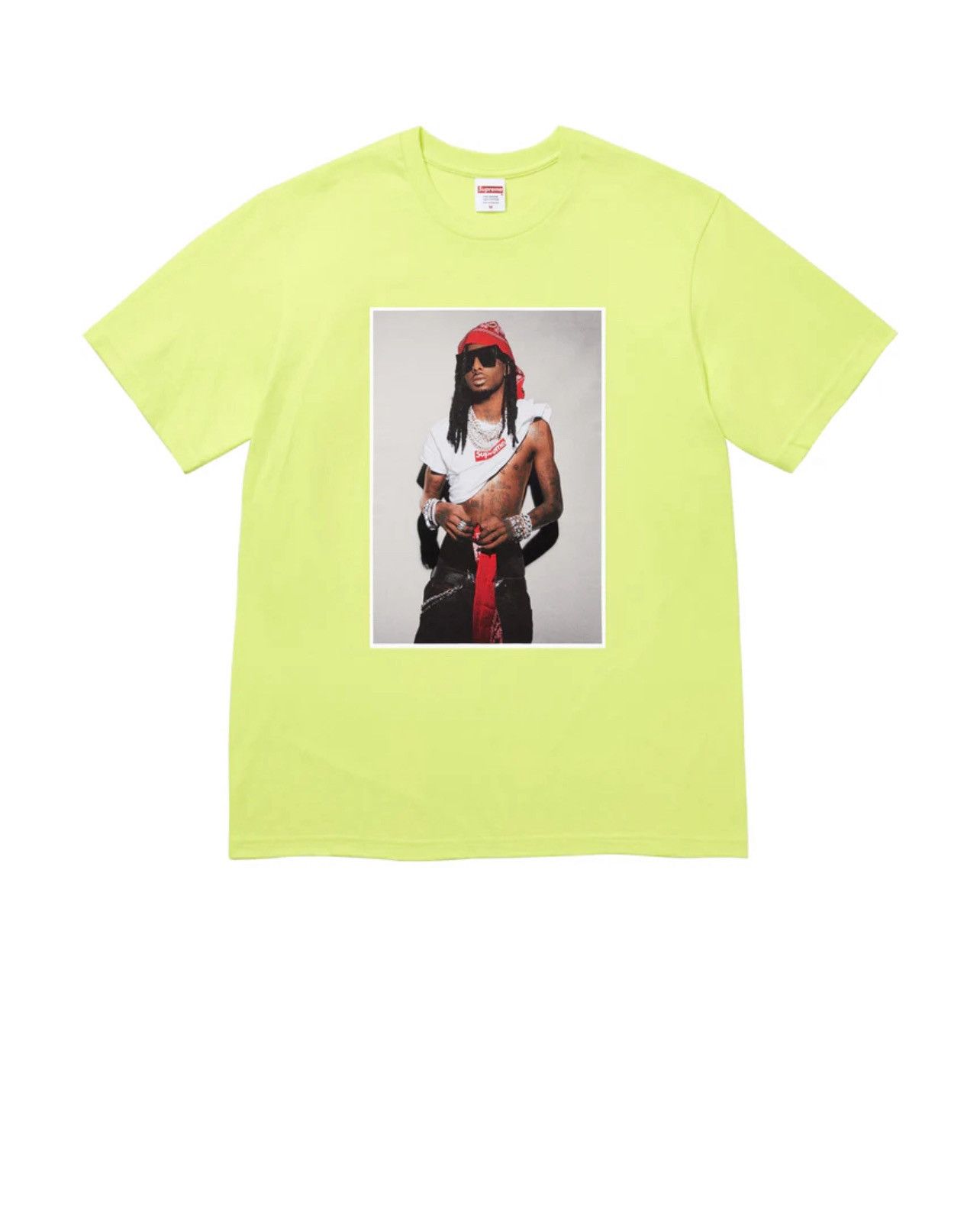 Supreme *NEW* SUPREME PLAYBOI CARTI PHOTO TEE: PALE GREEN Size US M / EU 48-50 / 2 - 1 Preview