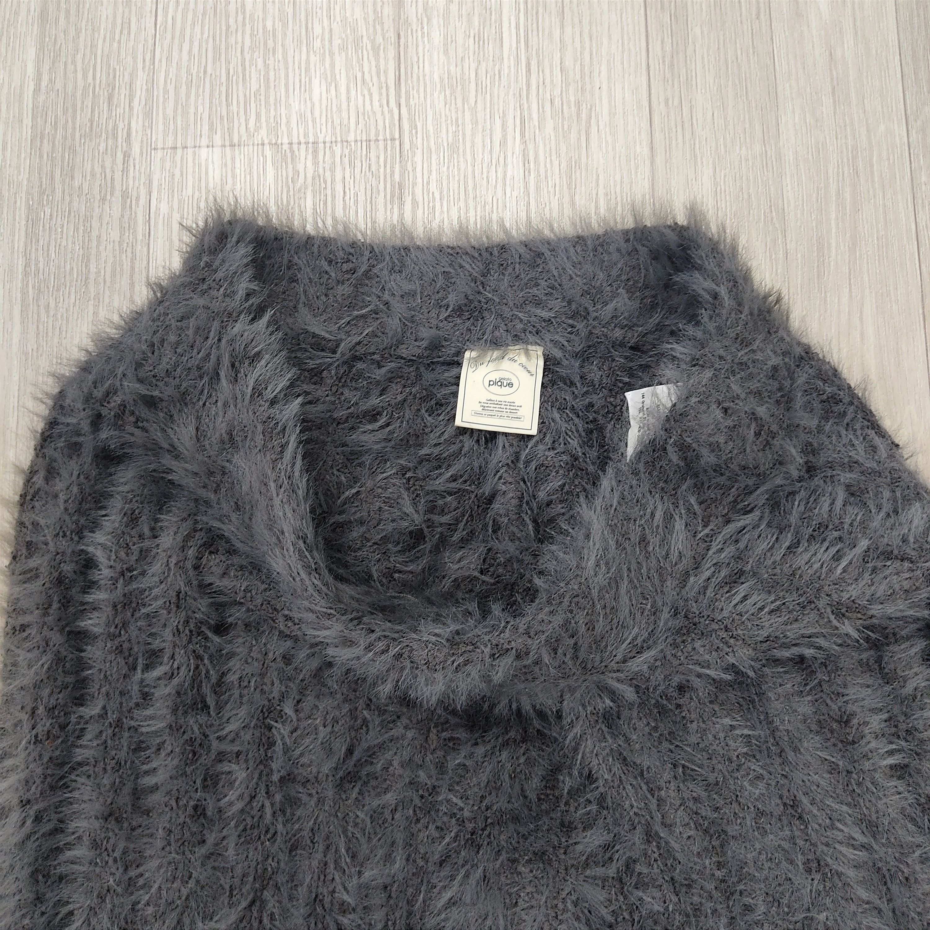 Beauty Beast GELATO PIQUE Fluffy Mohair Fur Flare Pants Size 28" / US 6 / IT 42 - 6 Thumbnail