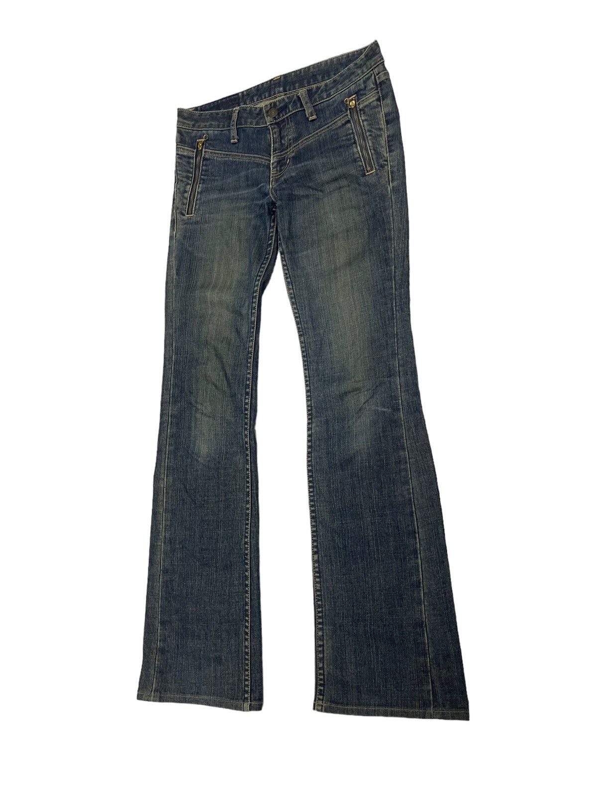 MOUSSY Vintage Moussy Zipper Denim Jeans ! Very Rare Design Size US 30 / EU 46 - 5 Thumbnail