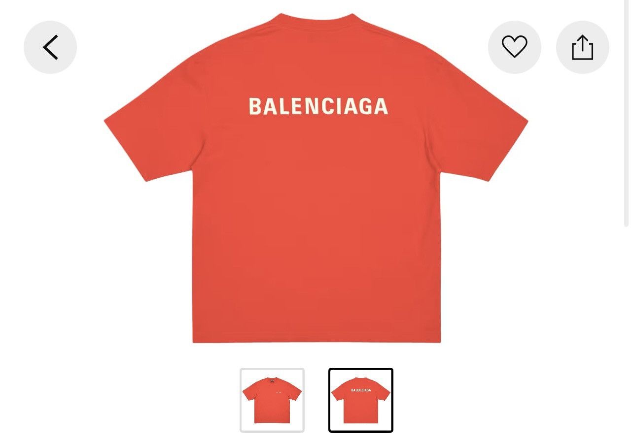 Balenciaga BALENCIAGA SHIRT Unisex Vintage Fit T-Shirt Size US XS / EU 42 / 0 - 1 Thumbnail