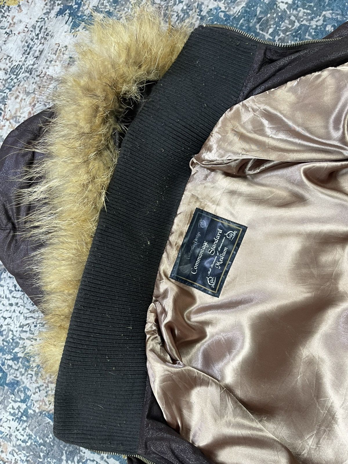Le Grande Bleu (L.G.B.) Commontage Standard Fur Puff Jacket Size US S / EU 44-46 / 1 - 14 Thumbnail