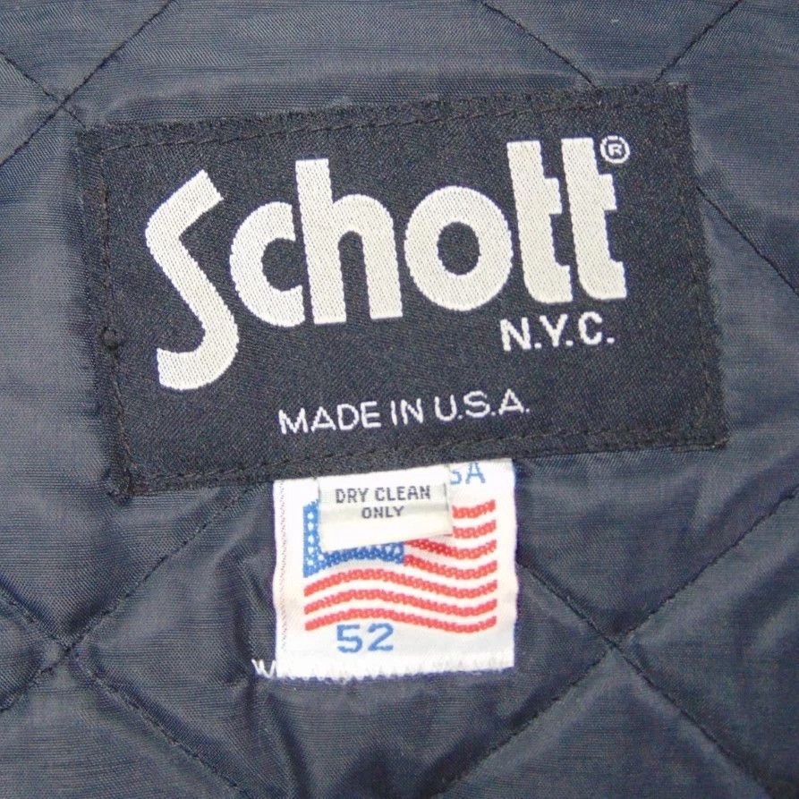 Schott Schott NYC Wool Hunting Jacket Made in USA Black Size 52 Size US XXL / EU 58 / 5 - 11 Thumbnail