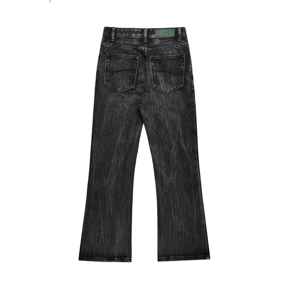 Japanese Brand × Vintage Men's hippie flared trendy distressed washed jeans Size US 32 / EU 48 - 2 Thumbnail