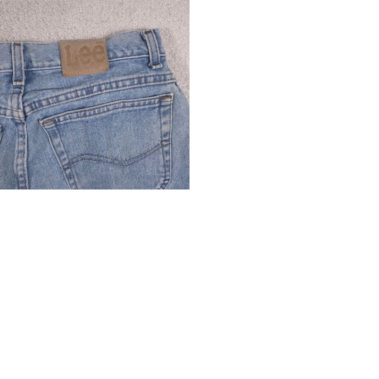 Lee Lee Jeans Womens 13 Blue High Rise Relaxed Mom Tapered Light Wash Denim Size 34" / US 12 / IT 48 - 9 Thumbnail