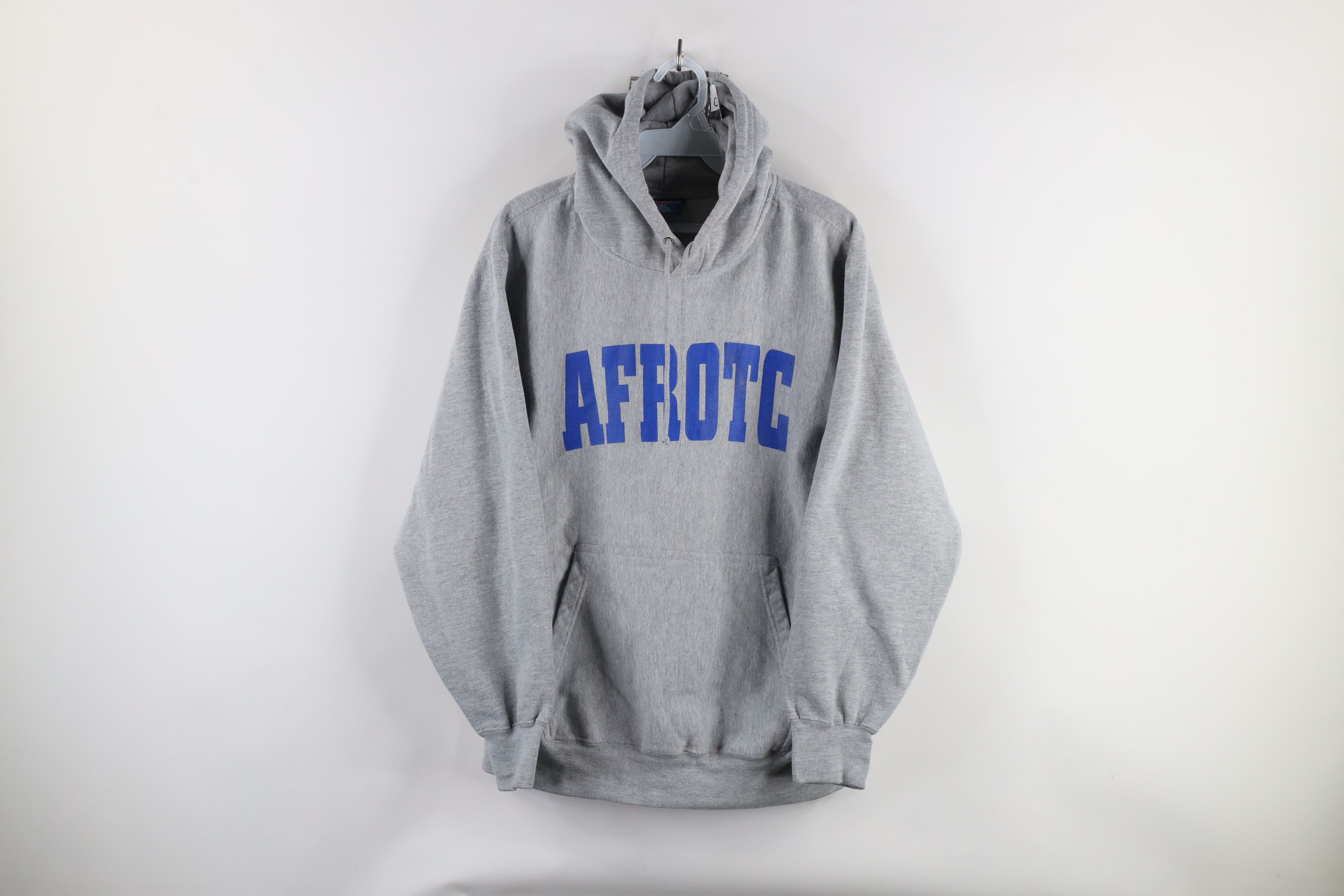 Vintage Vintage 90s Reverse Force ROTC Military Hoodie Sweatshirt Size US M / EU 48-50 / 2 - 1 Thumbnail