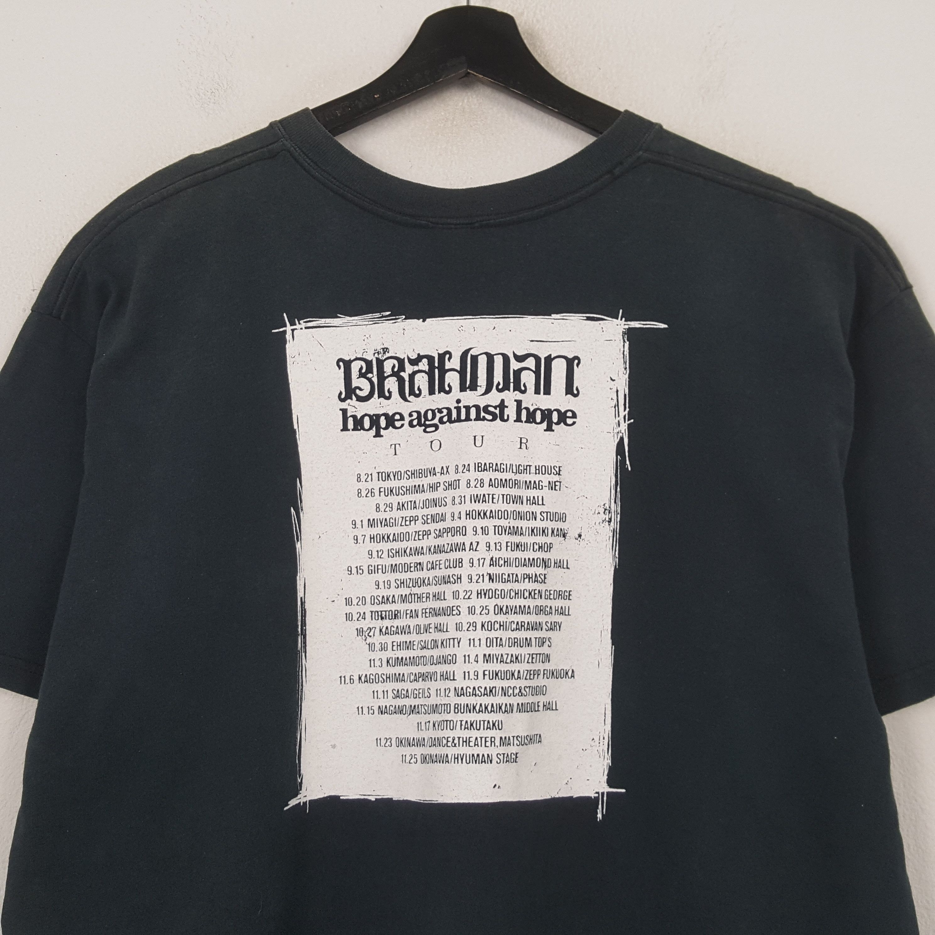 Anvil Brahman Hope Against Hope Tour Tshirt RR25 Size US XL / EU 56 / 4 - 4 Thumbnail