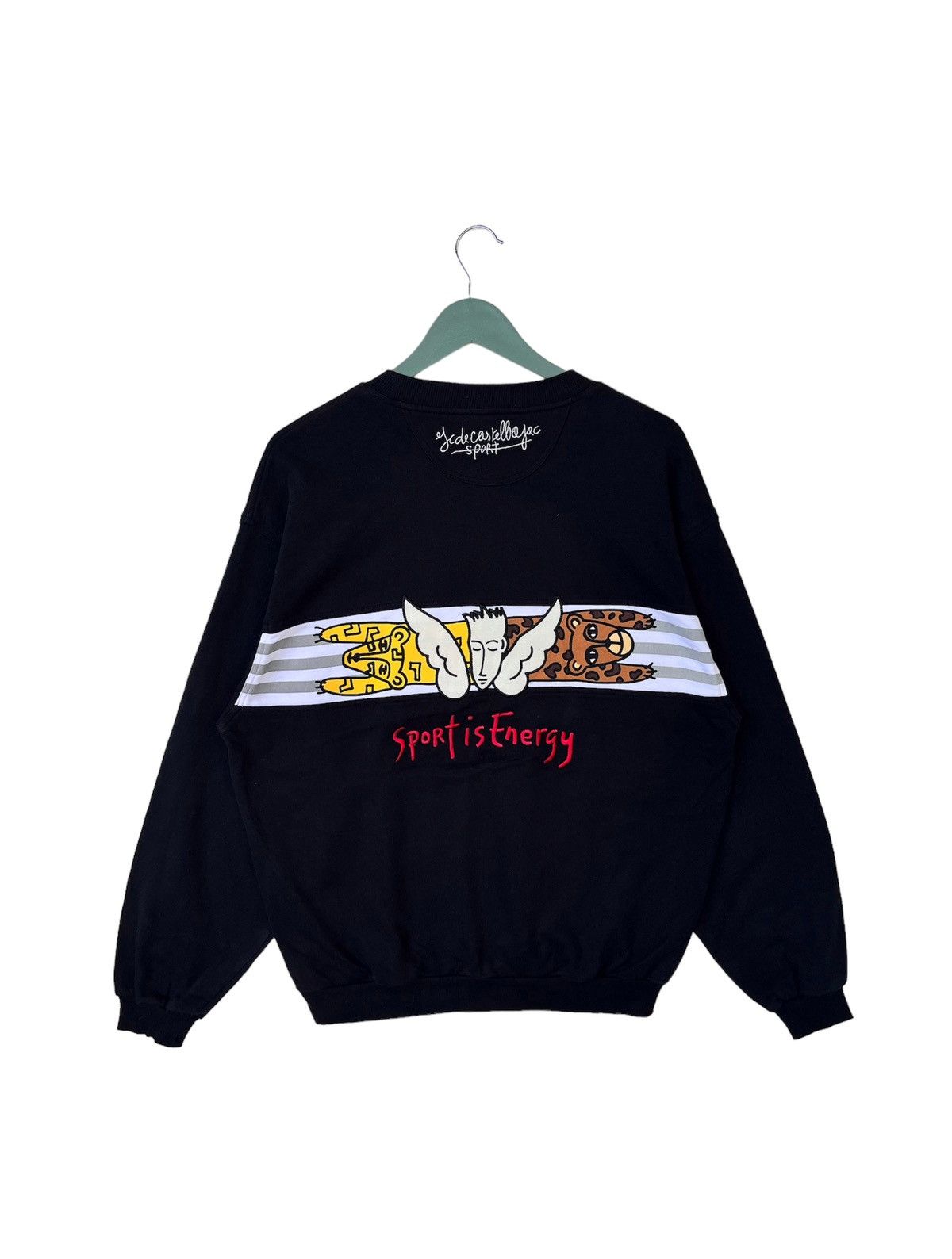 Jean Charles De Castelbajac Vintage Jean Charles de Castelbajac Sport Sweatshirt Size US M / EU 48-50 / 2 - 2 Thumbnail